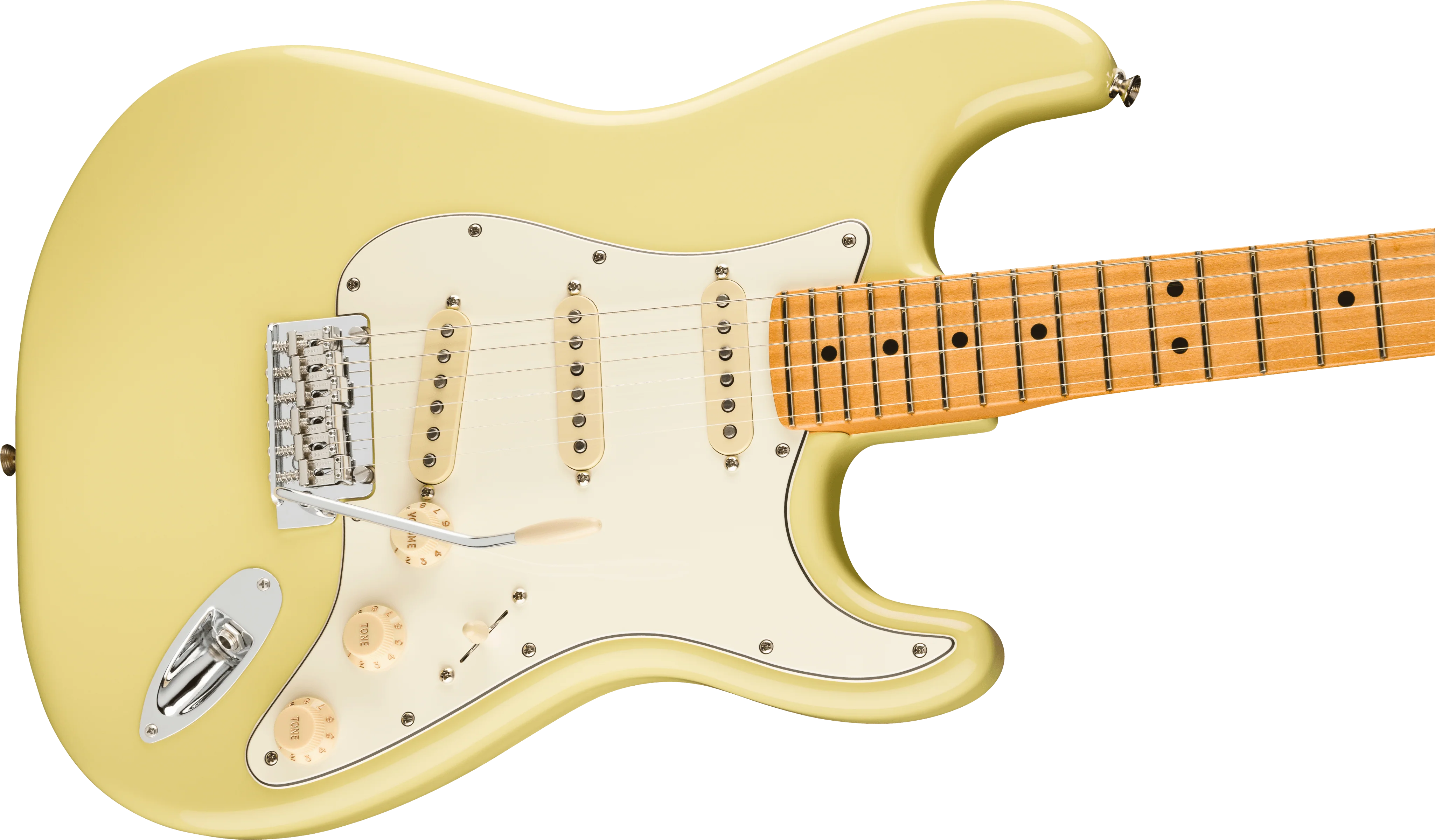 Fender  Player II Stratocaster®, Maple Fingerboard, Hialeah Yellow - Image 3