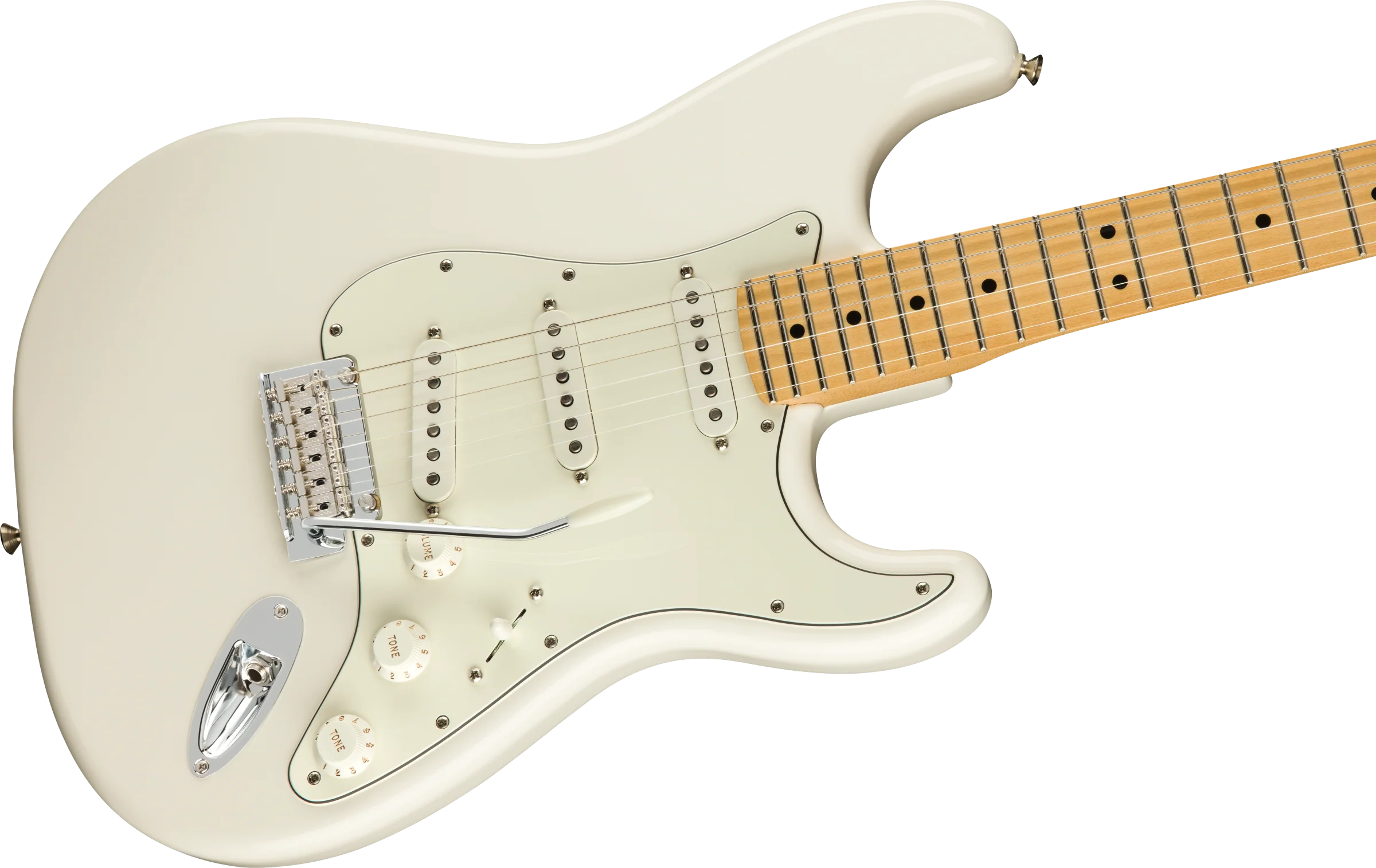 Fender Player Stratocaster®, Maple Fingerboard, Polar White - Image 4