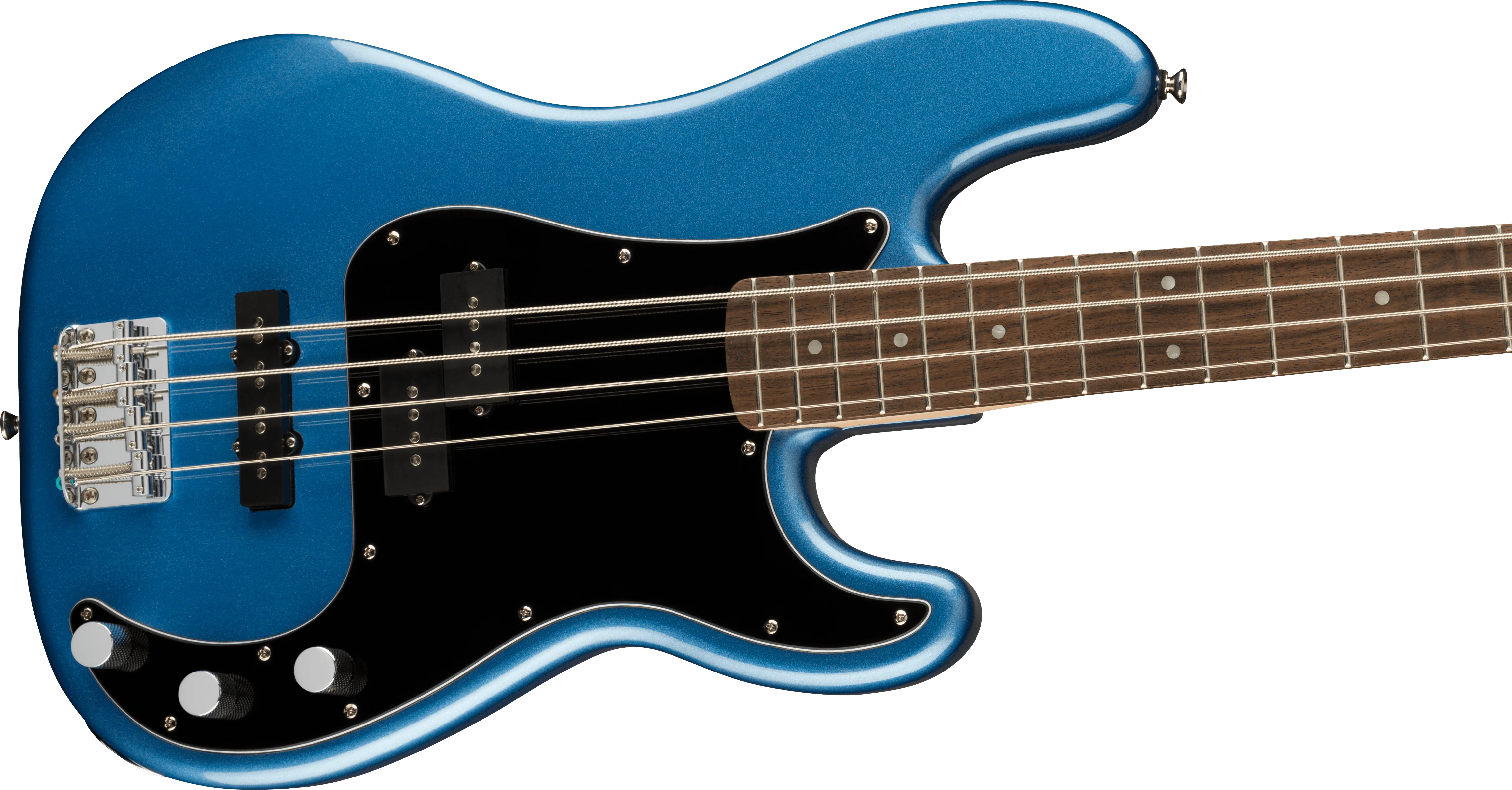 Fender Squier Affinity Series™ Precision Bass® PJ, Laurel Fingerboard, Black Pickguard, Lake Placid Blue - Image 3