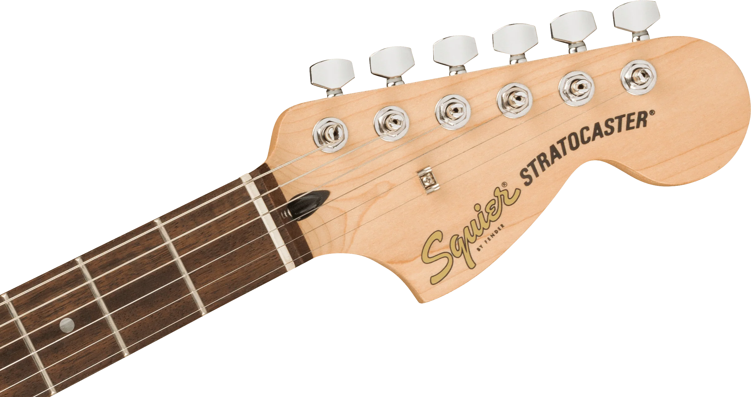 Fender Squier Affinity Series™ Stratocaster®, Laurel Fingerboard, White Pickguard, 3-Color Sunburst - Image 4