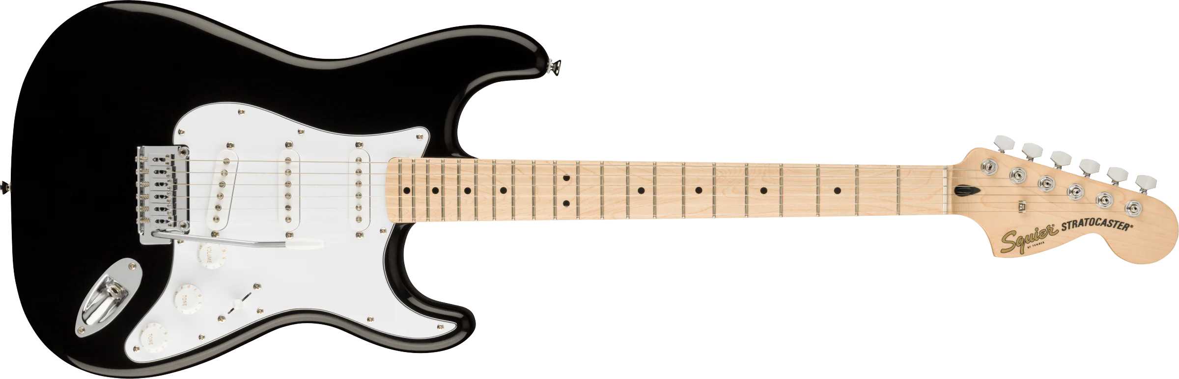 Fender Squier Affinity Series™ Stratocaster®, Maple Fingerboard, Black