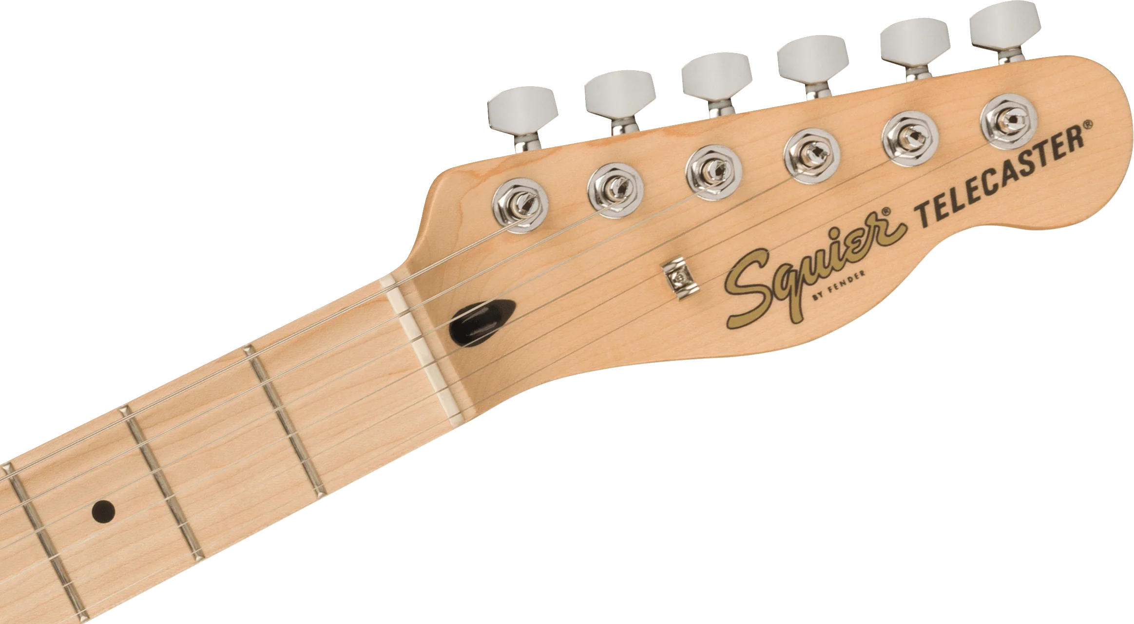 Fender Squier Affinity Series™ Telecaster®, Maple Fingerboard, Black Pickguard, Butterscotch Blonde - Image 5