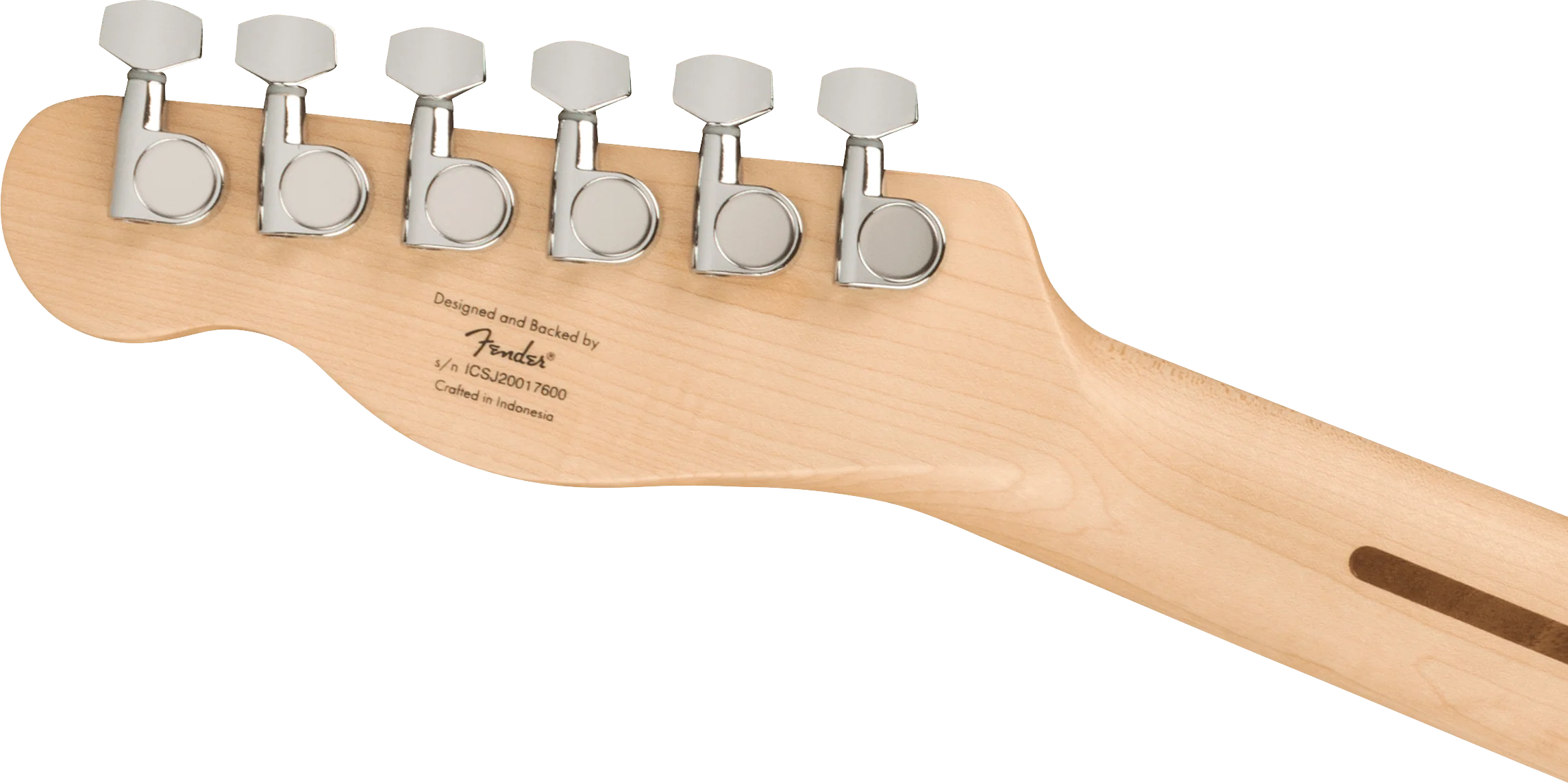 Fender Squier Affinity Series™ Telecaster®, Maple Fingerboard, Black Pickguard, Butterscotch Blonde - Image 6