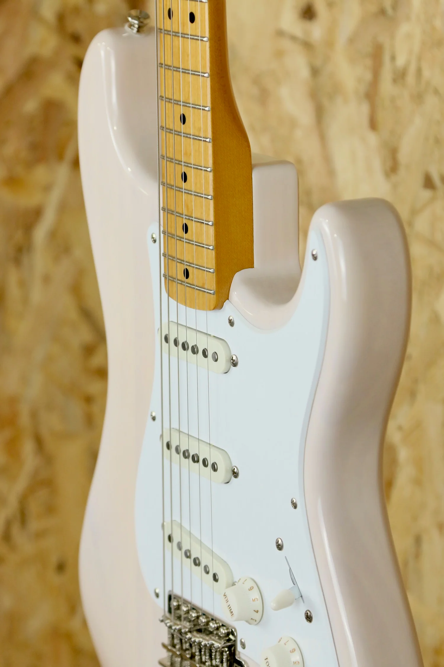 Fender Squier Classic Vibe '50s Stratocaster®, Maple Fingerboard, White Blonde - Image 6