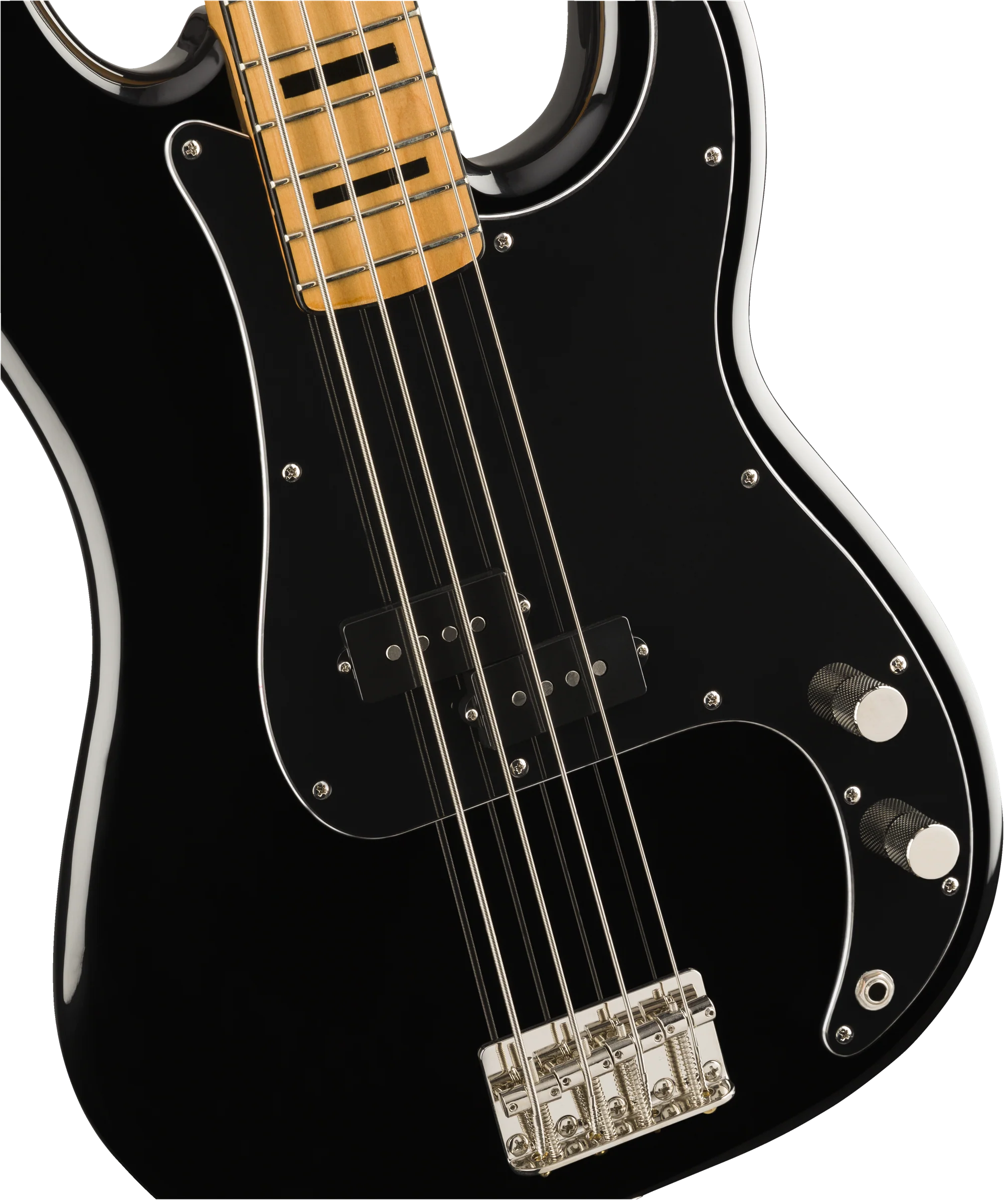 Fender Squier Classic Vibe '70s Precision Bass®, Maple Fingerboard, Black - Image 4