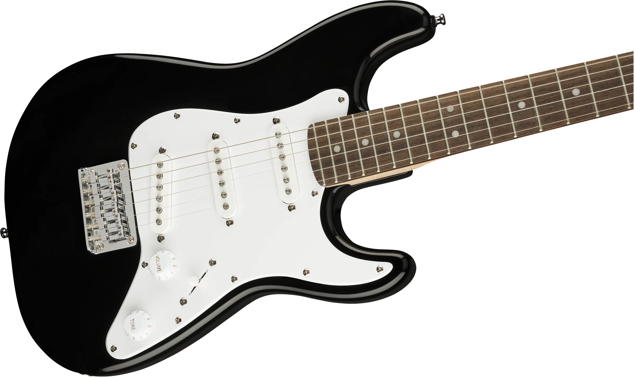 Fender Squier Mini Stratocaster®, Laurel Fingerboard, Black - Image 5