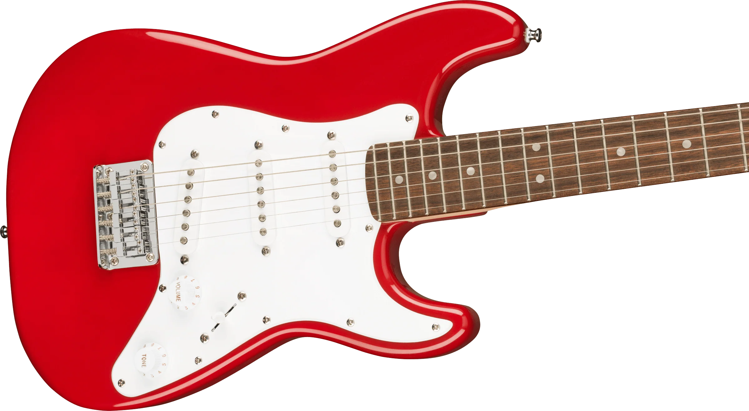 Fender Squier Mini Stratocaster®, Laurel Fingerboard, Red - Image 5