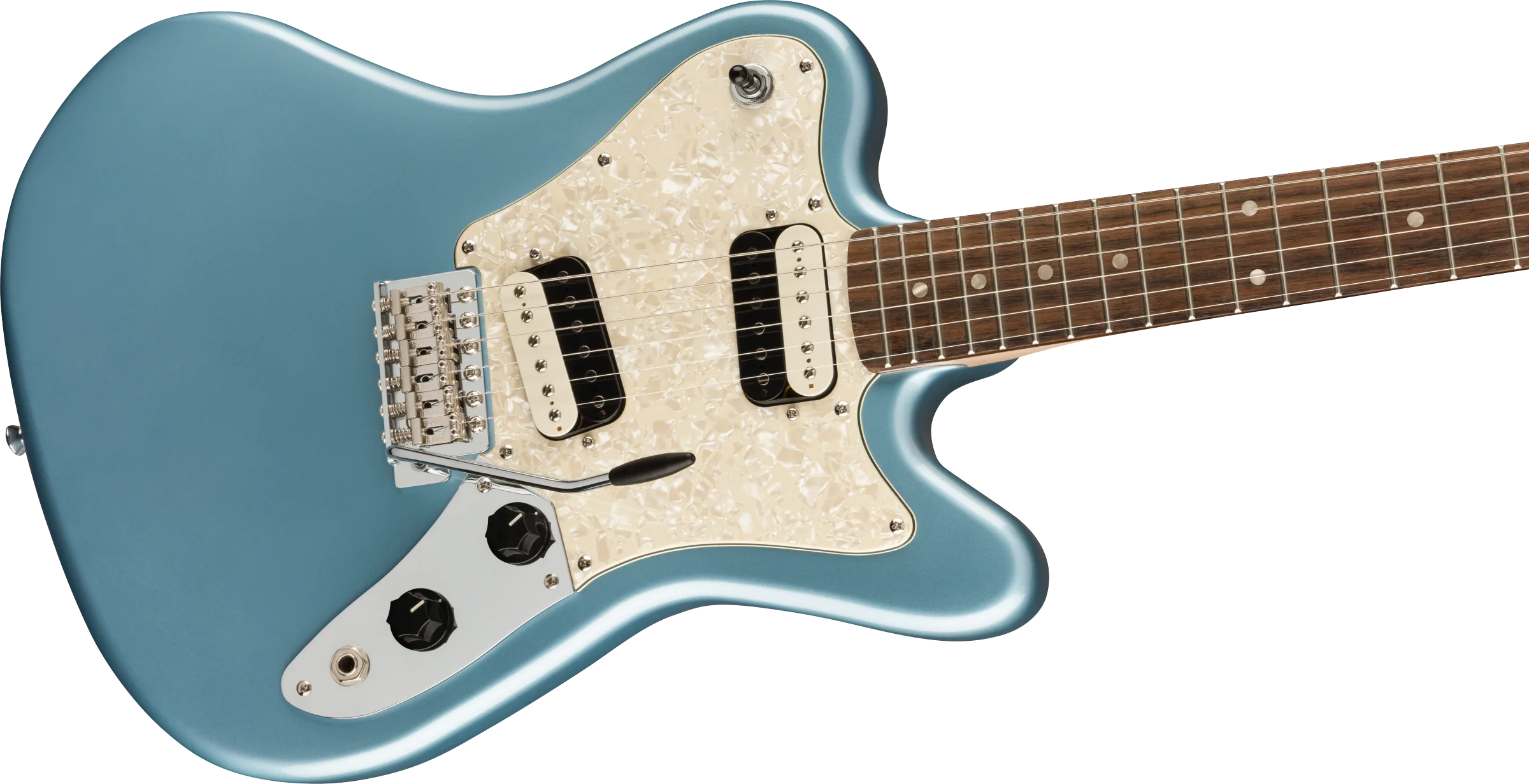 Fender Squier Paranormal Super-Sonic™, Laurel Fingerboard, Ice Blue Metallic - Image 3
