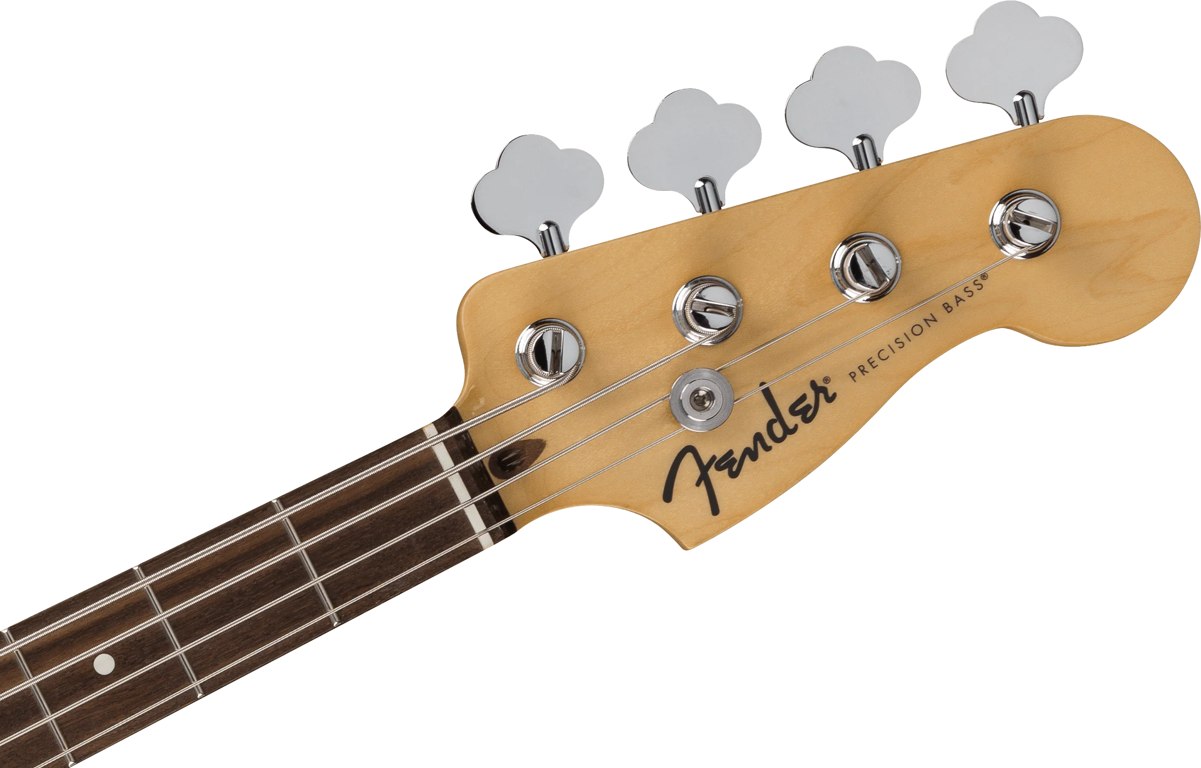 Fender Standard Precision Bass®, Laurel Fingerboard, Black Pickguard, 3-Color Sunburst - Image 4