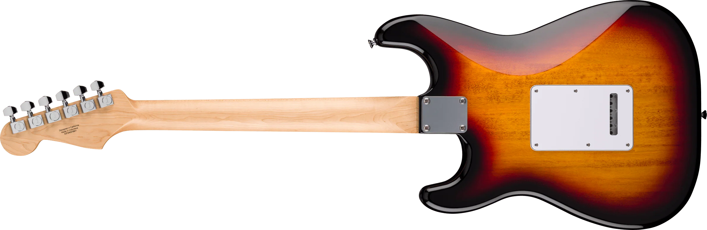 Fender Standard Stratocaster®, Laurel Fingerboard, White Pickguard, 3-Tone Sunburst - Image 2