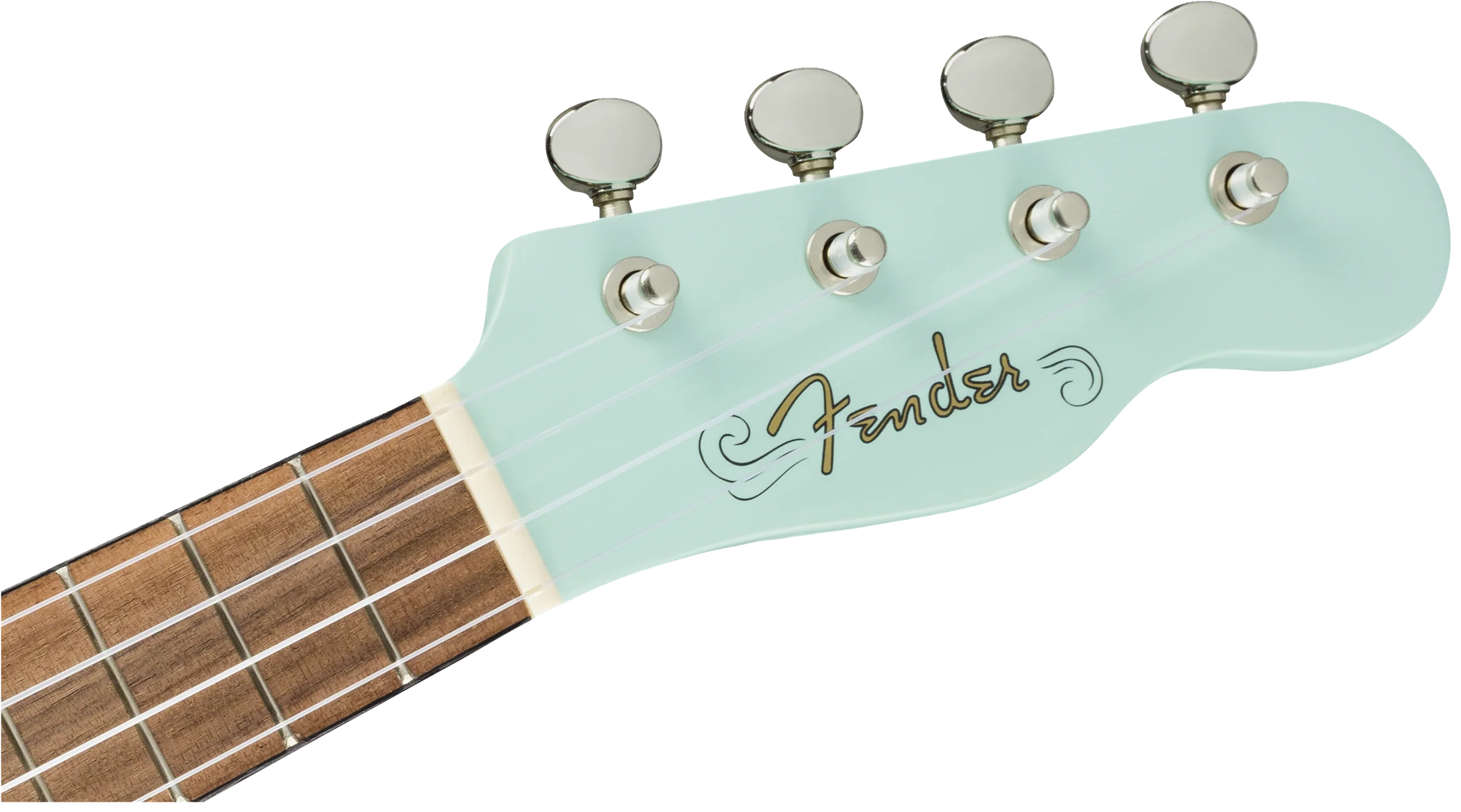 Fender Venice Soprano Uke, Walnut Fingerboard, Daphne Blue - Image 7