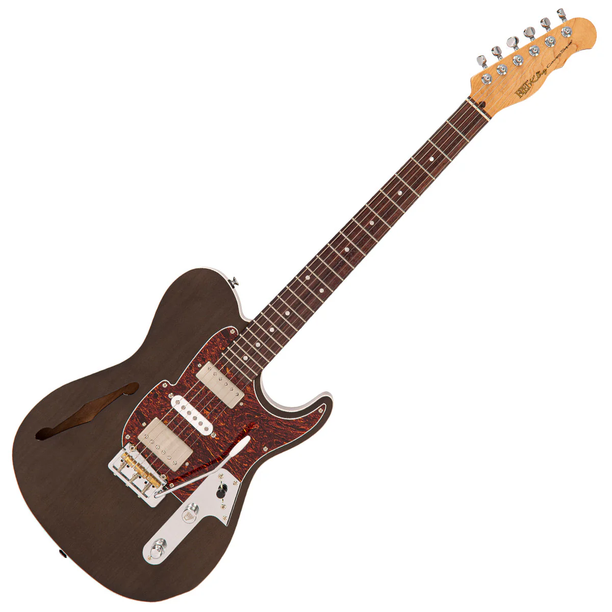 Fret-King Country Squire Semitone De Luxe ~ Thru Black - Image 3