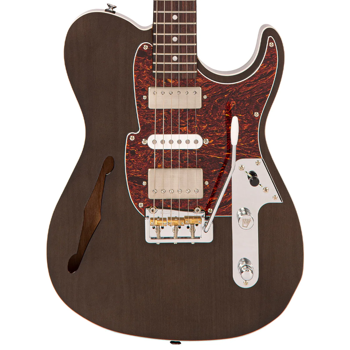 Fret-King Country Squire Semitone De Luxe ~ Thru Black - Image 4