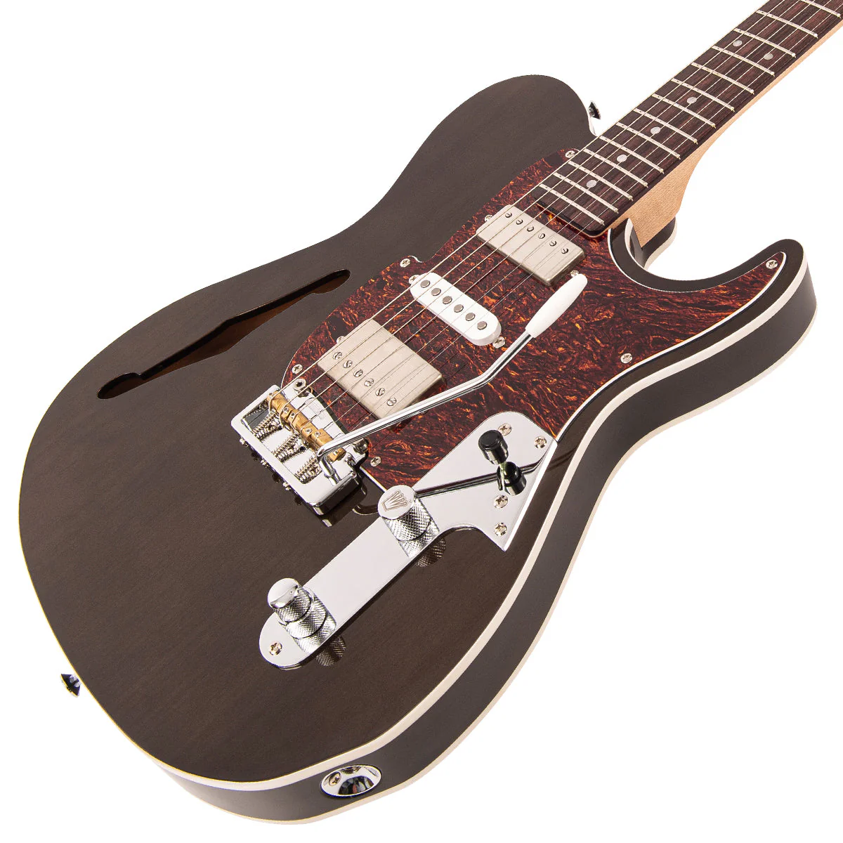 Fret-King Country Squire Semitone De Luxe ~ Thru Black - Image 8