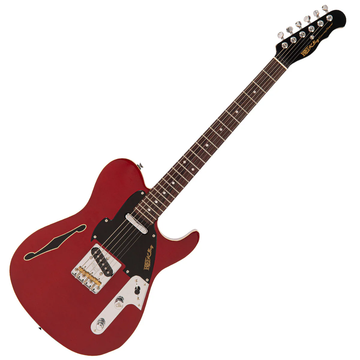 Fret-King Country Squire Stealth ~ Candy Apple Red - Image 3