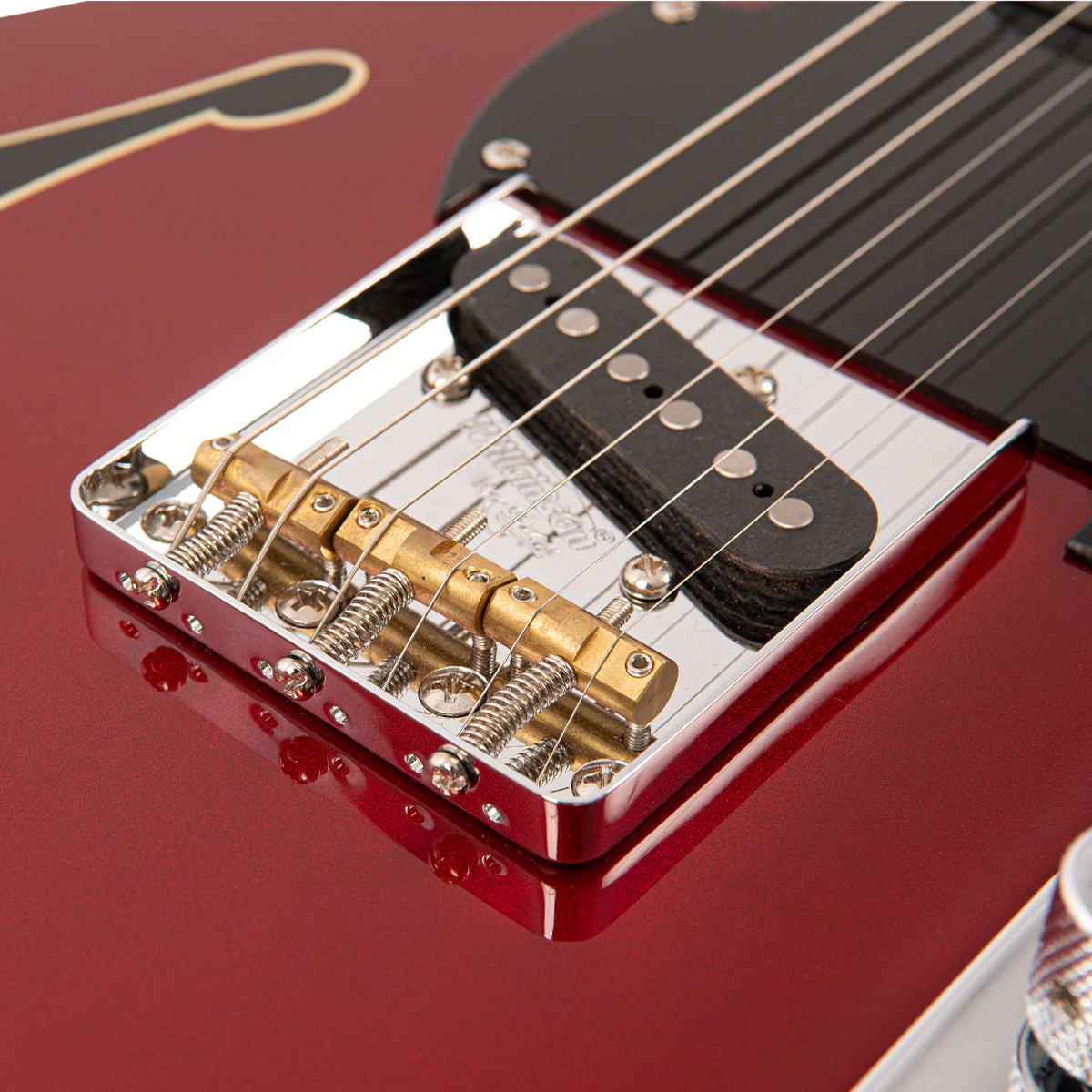 Fret-King Country Squire Stealth ~ Candy Apple Red - Image 9