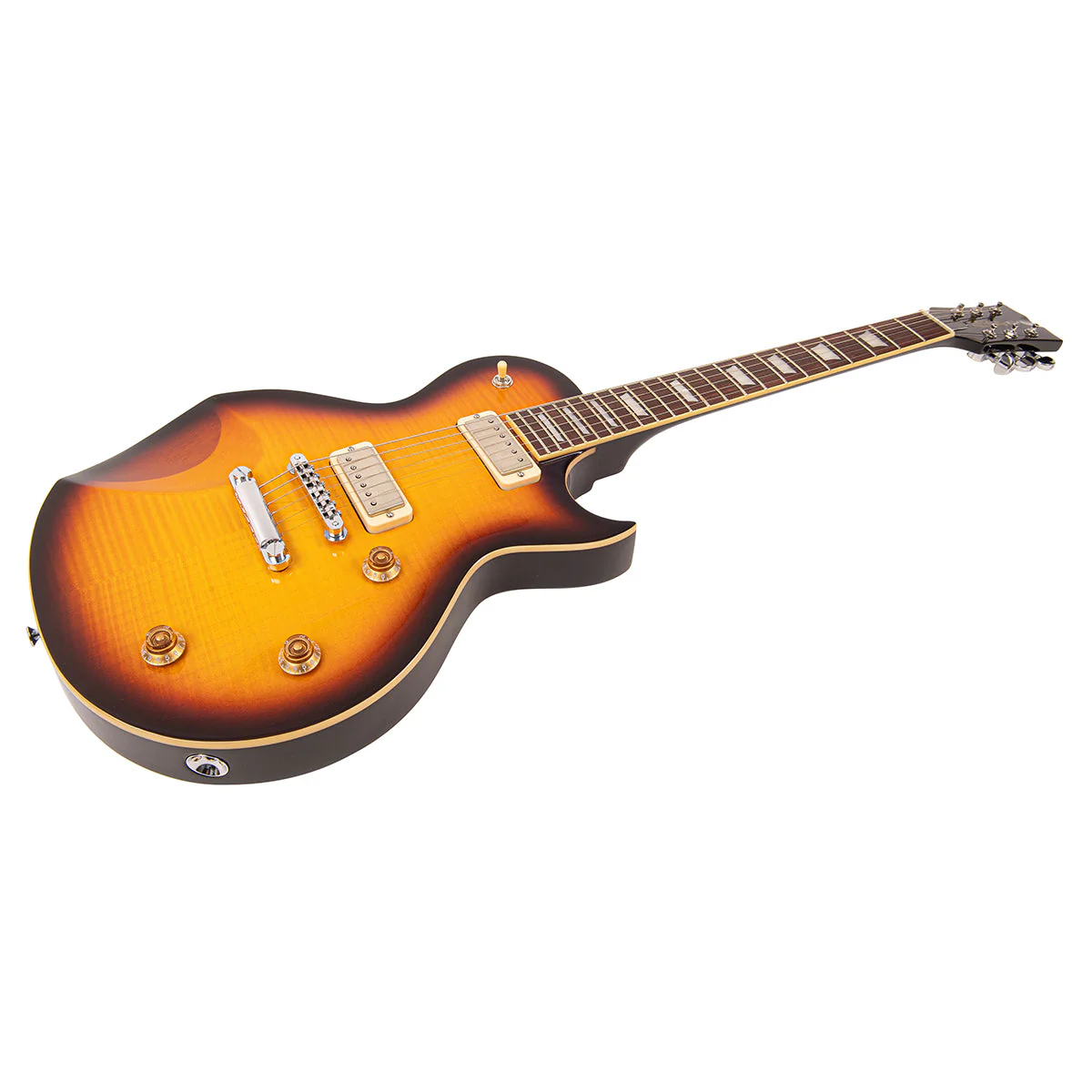 Fret-King Eclat Custom ~ Flamed Tobacco Sunburst - Image 10