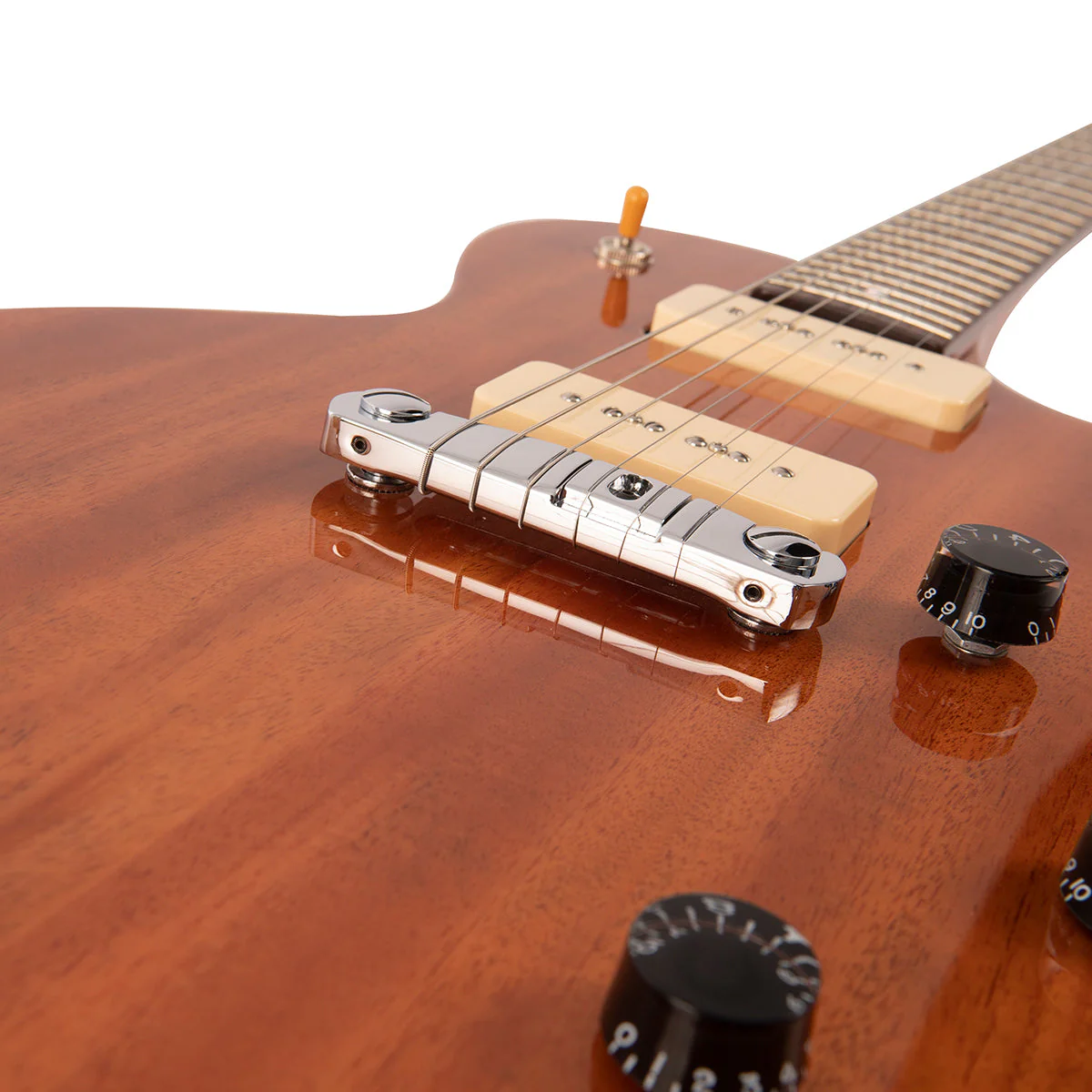 Fret-King Eclat Standard ~ Natural Mahogany - Image 10