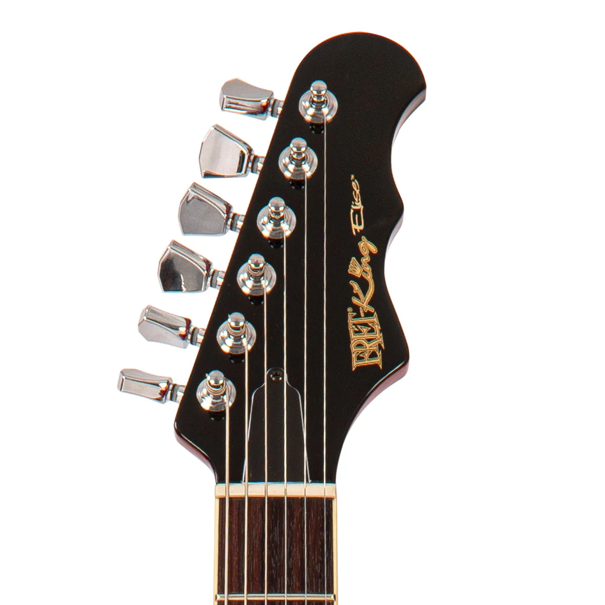 Fret-King Elise Custom with vintage style Vibrato ~ Cherry Red - Image 6
