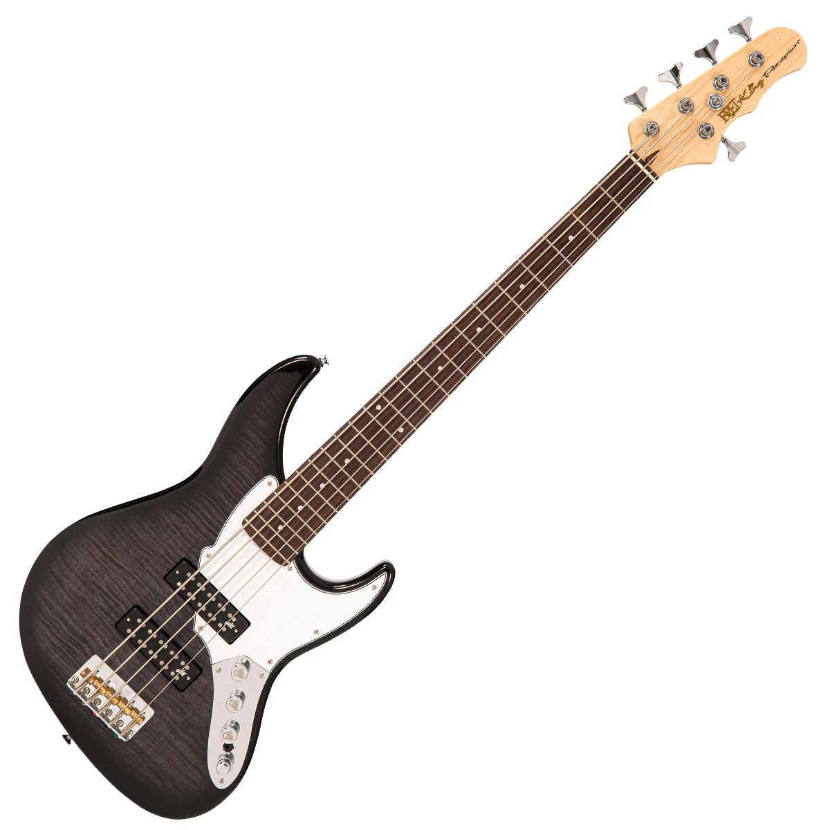 Fret-King Perception Custom 5 String Bass ~ Blackburst - Image 3