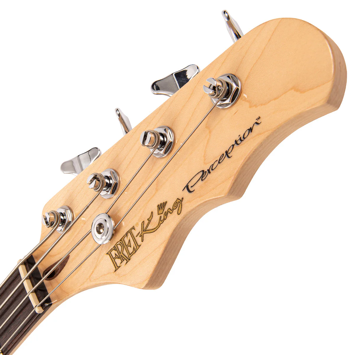 Fret-King Perception Custom Bass ~ Natural Ash - Image 11