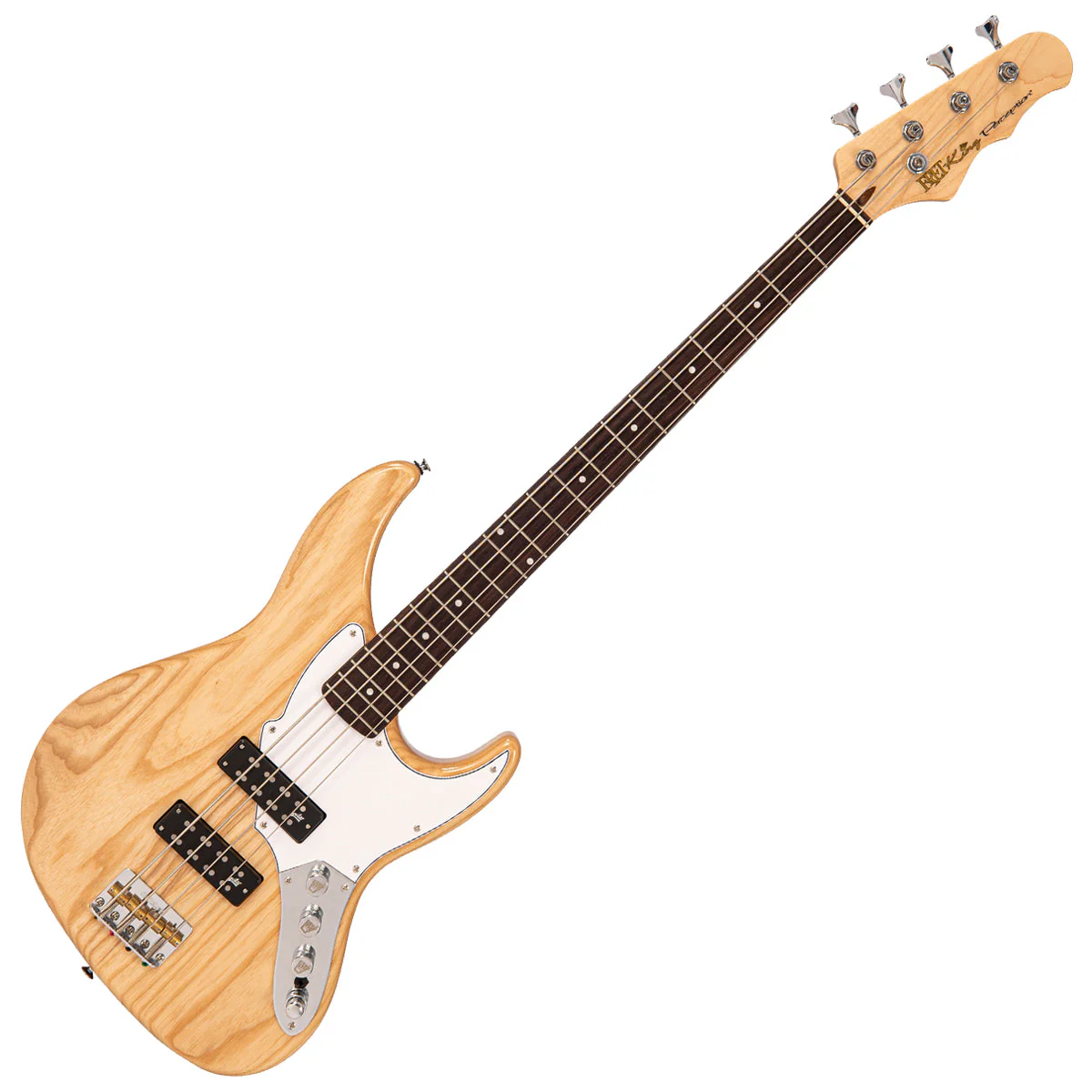 Fret-King Perception Custom Bass ~ Natural Ash - Image 3
