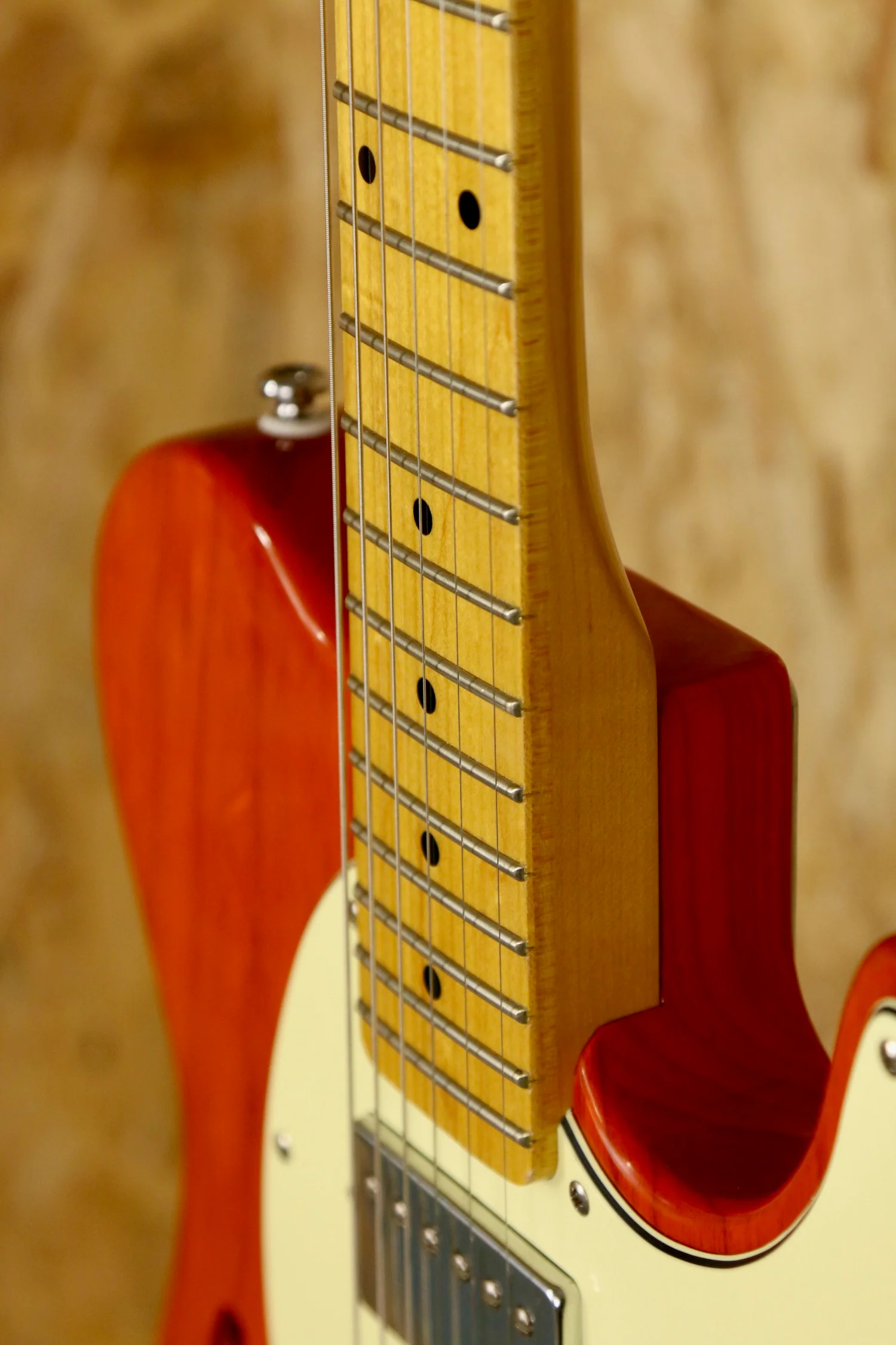 G&L Tribute Series Asat Classic Semi Hollow in Clear Orange - Pre-Owned - Image 5