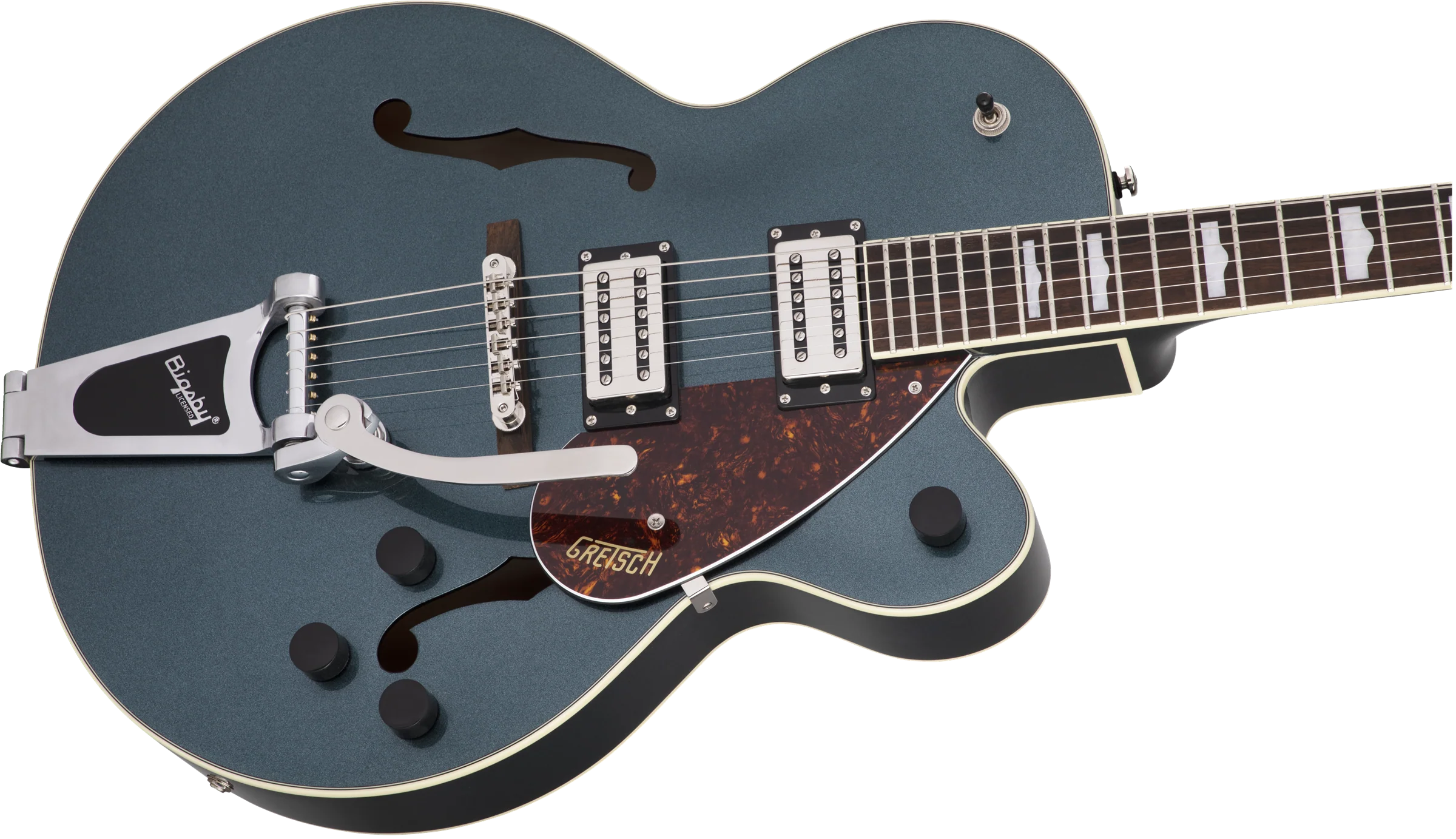 Gretsch G2420T Streamliner™ Hollow Body with Bigsby®, Broad'Tron™ BT-2S Pickups, Laurel Fingerboard, Gunmetal - Image 3