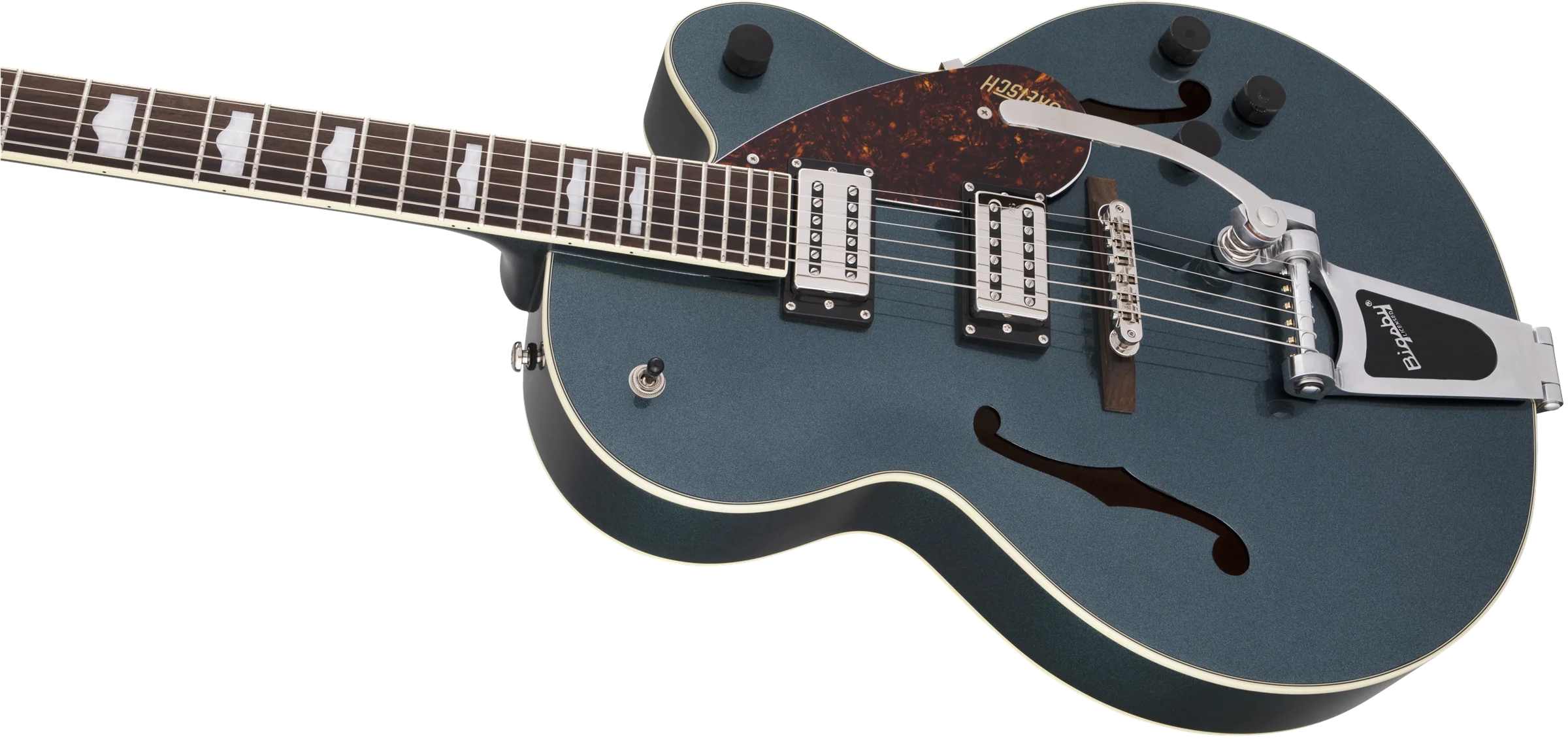 Gretsch G2420T Streamliner™ Hollow Body with Bigsby®, Broad'Tron™ BT-2S Pickups, Laurel Fingerboard, Gunmetal - Image 4