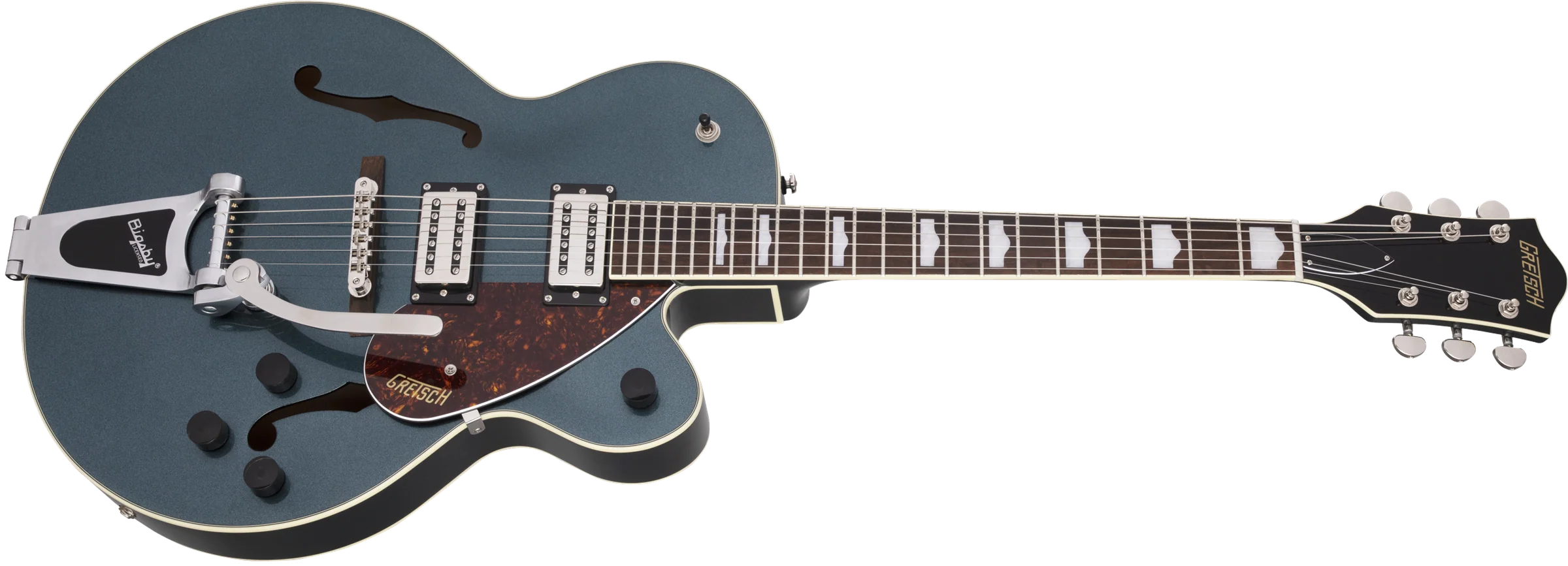 Gretsch G2420T Streamliner™ Hollow Body with Bigsby®, Broad'Tron™ BT-2S Pickups, Laurel Fingerboard, Gunmetal - Image 7
