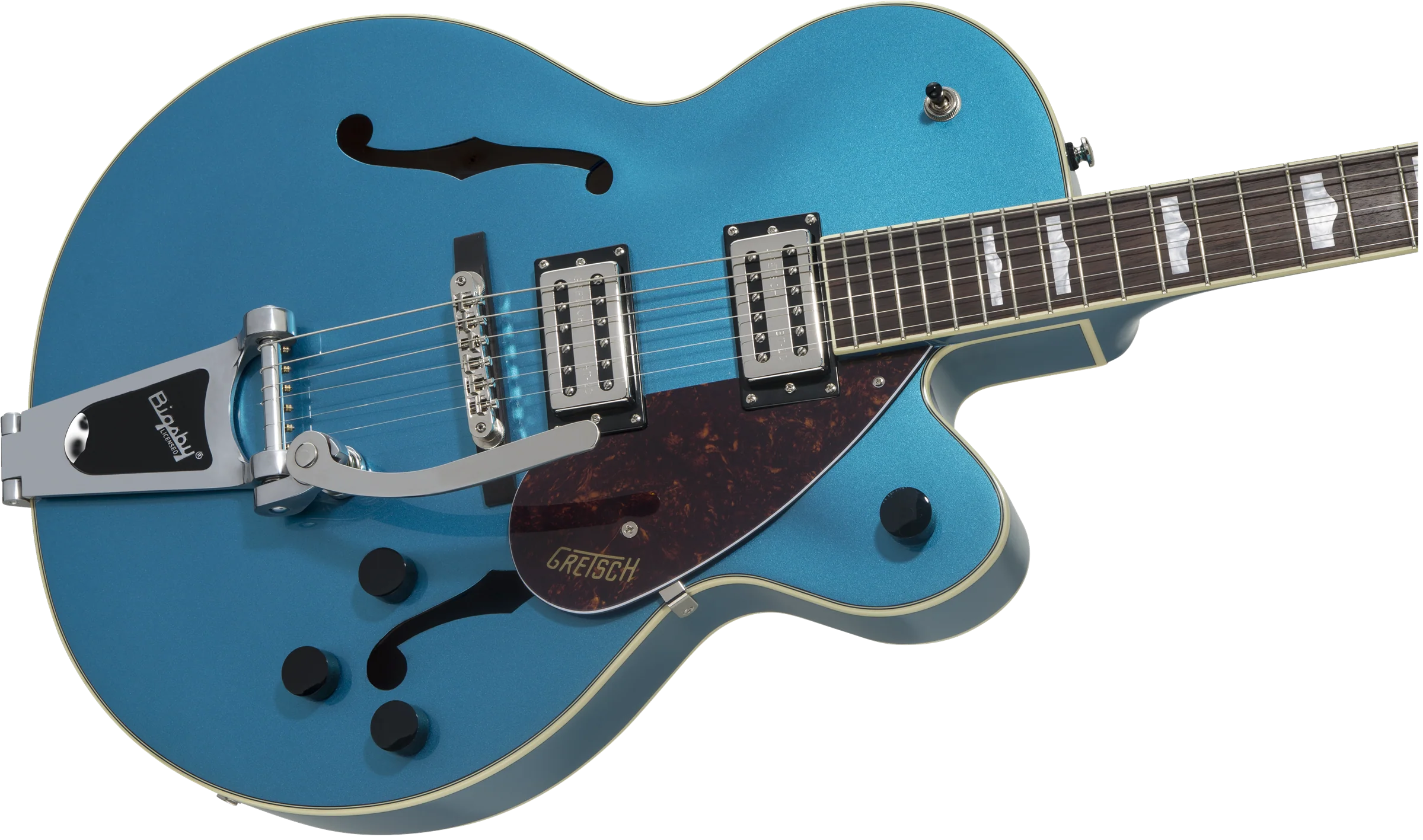 Gretsch G2420T Streamliner™ Hollow Body with Bigsby®, Laurel Fingerboard, Broad'Tron™ BT-2S Pickups, Riviera Blue *SETUP PRICE - Image 7