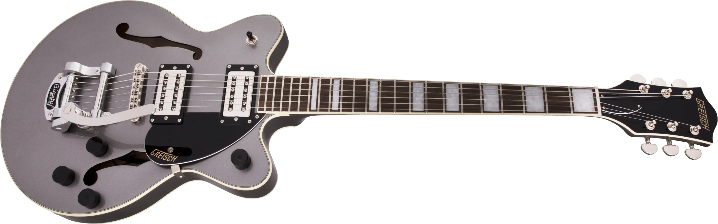 Gretsch G2655T Streamliner™ Center Block Jr. with Bigsby®, Broad'Tron™ BT-2S Pickups, Laurel Fingerboard, Phantom Metallic *SETUP PRICE - Image 8