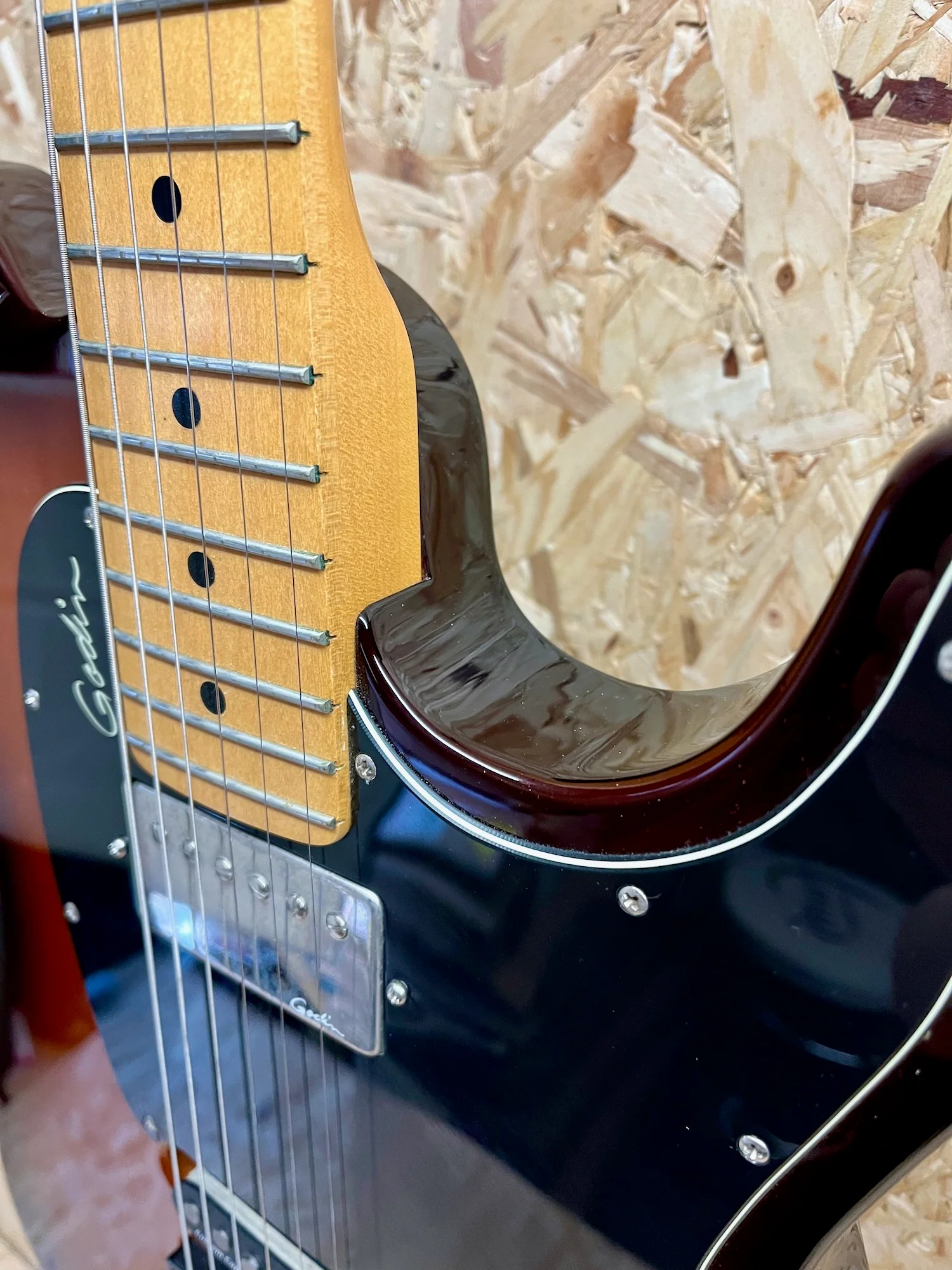 Godin Session Custom Tripleplay Lightburst - Pre-owned - Image 7