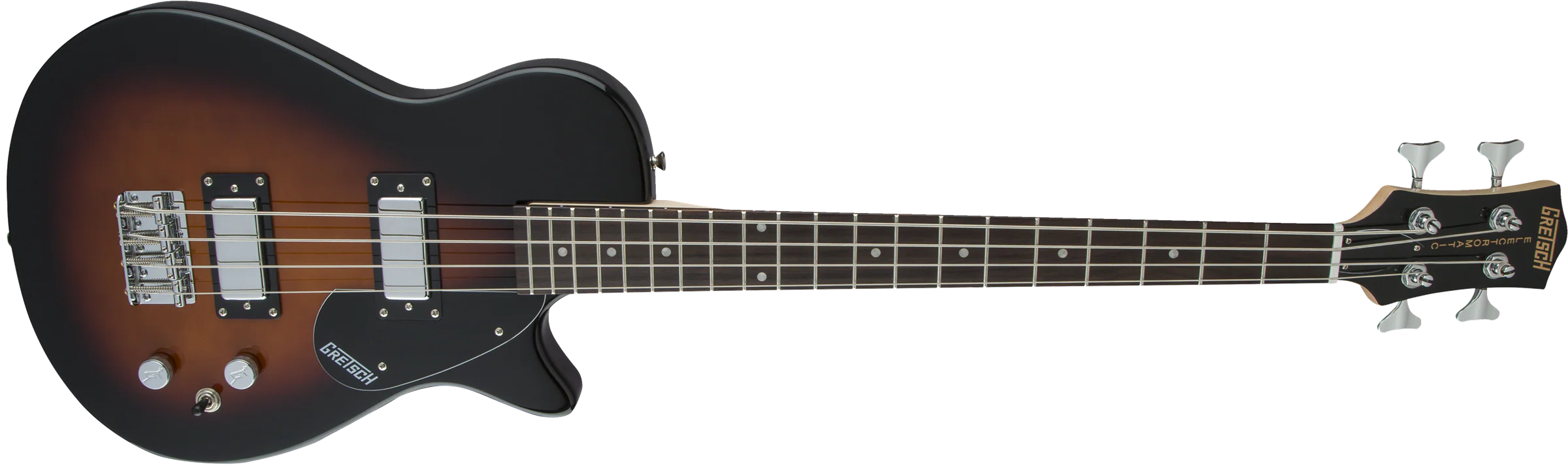 Gretsch G2220 Electromatic® Junior Jet™ Bass II Short-Scale, Black Walnut Fingerboard, Tobacco Sunburst - Image 7
