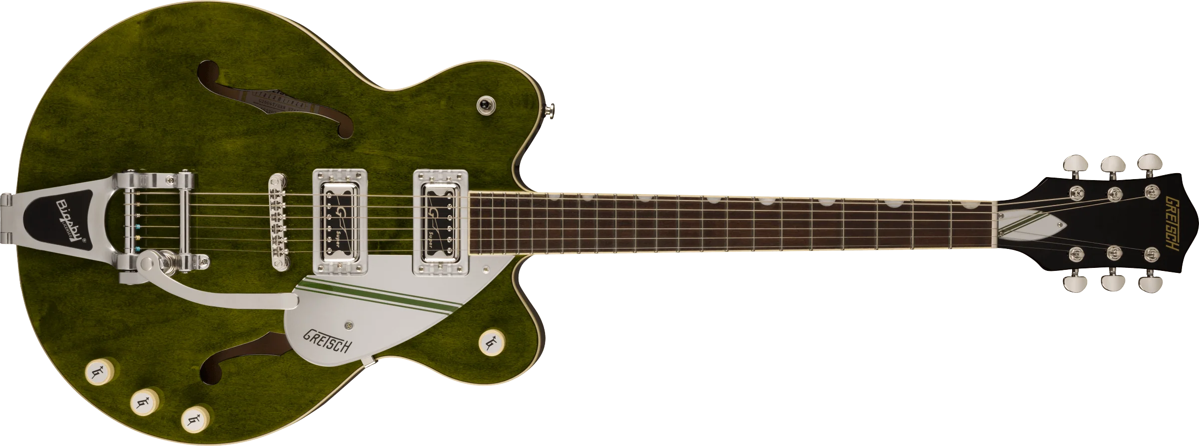 Gretsch G2604T Limited Edition Streamliner™ Rally II Center Block with Bigsby®, Laurel Fingerboard, Rally Green Stain