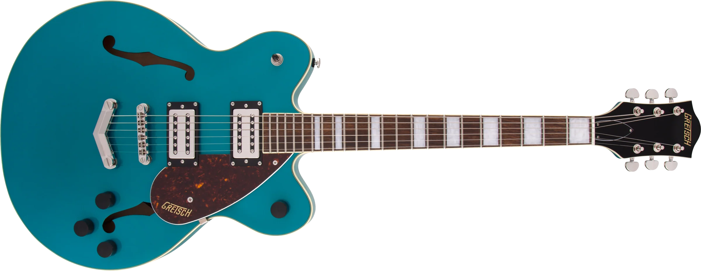 Gretsch G2622 Streamliner™ Center Block Double-Cut with V-Stoptail, Broad'Tron™ BT-2S Pickups, Laurel Fingerboard, Ocean Turquoise