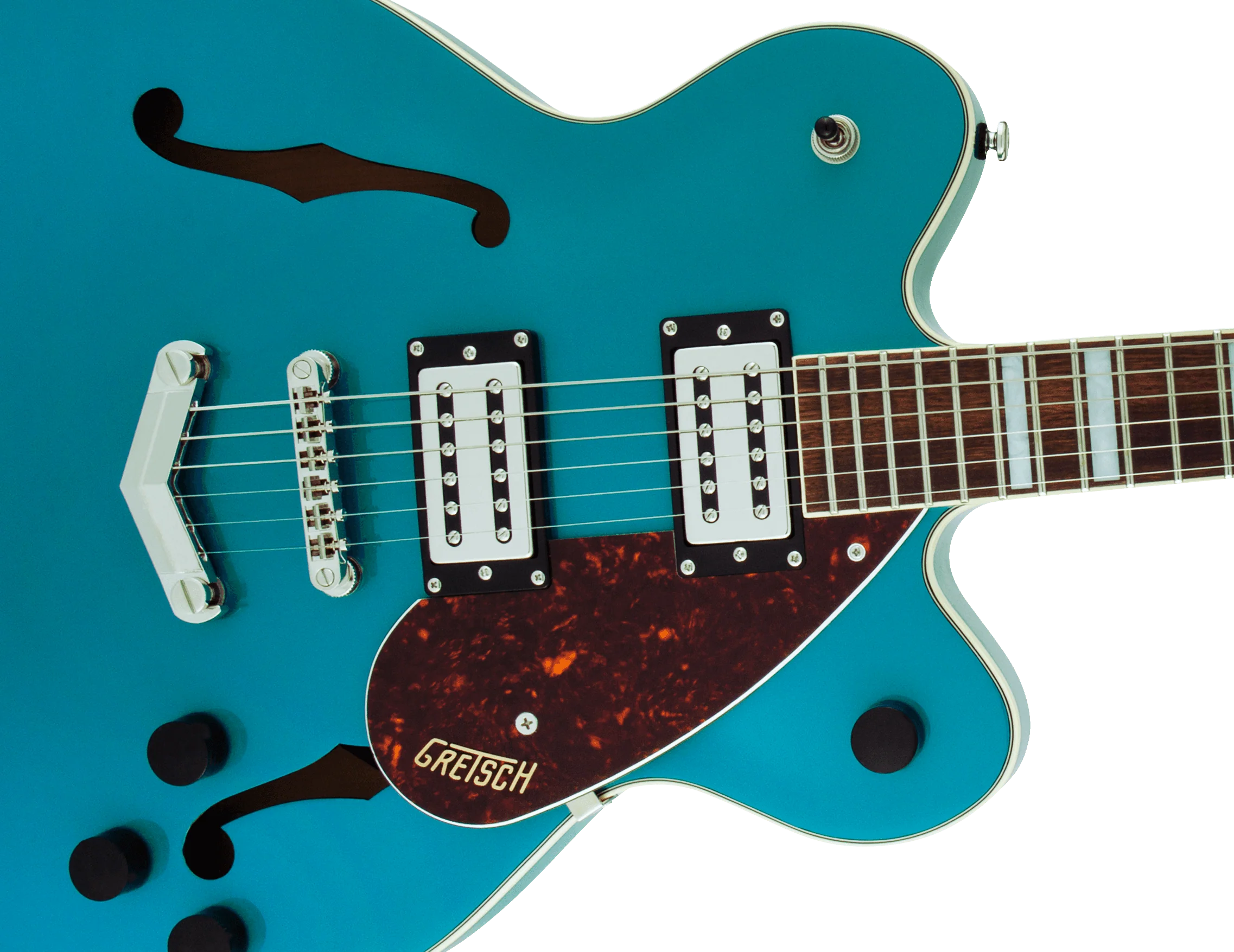Gretsch G2622 Streamliner™ Center Block Double-Cut with V-Stoptail, Broad'Tron™ BT-2S Pickups, Laurel Fingerboard, Ocean Turquoise - Image 3