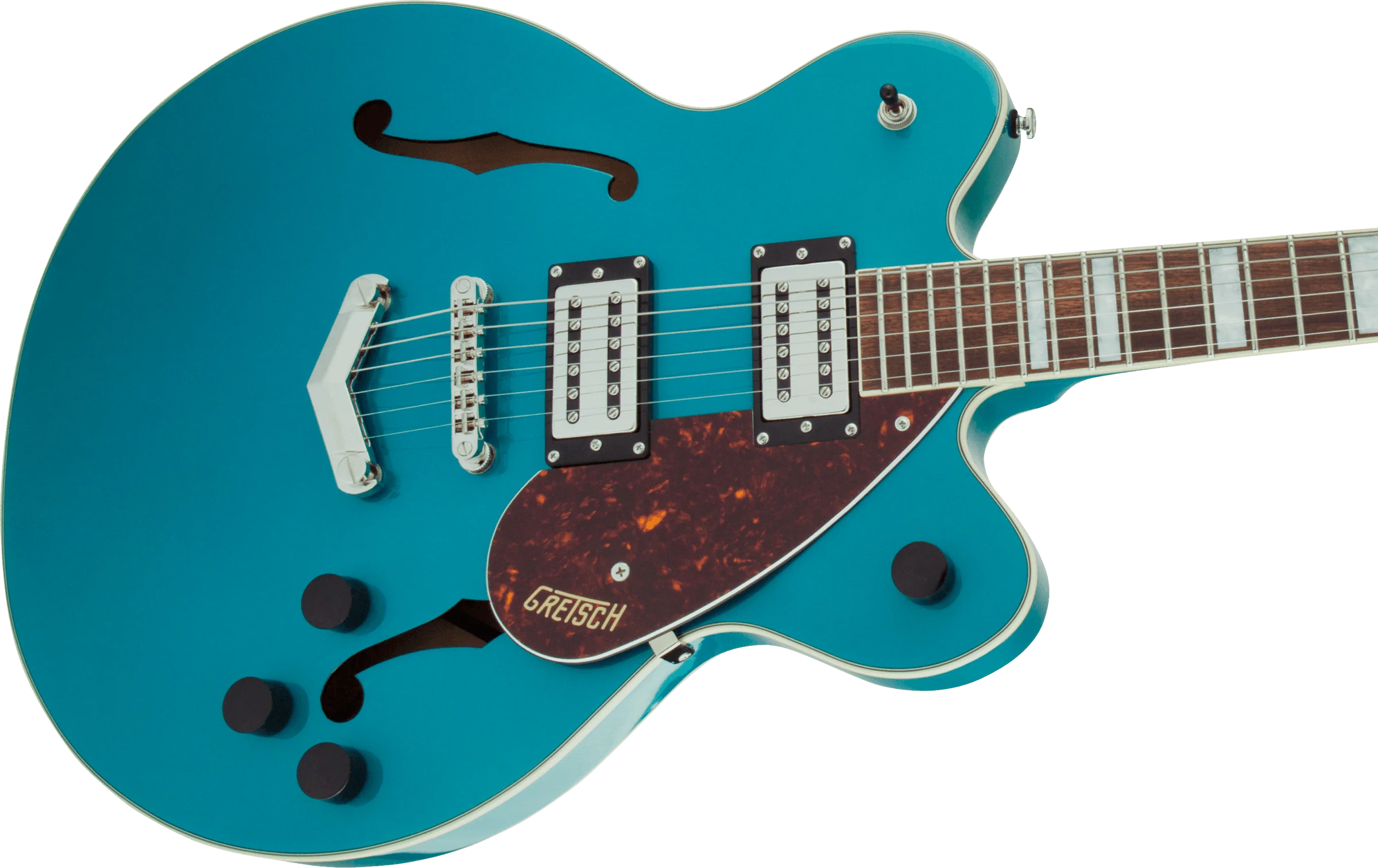Gretsch G2622 Streamliner™ Center Block Double-Cut with V-Stoptail, Broad'Tron™ BT-2S Pickups, Laurel Fingerboard, Ocean Turquoise - Image 6