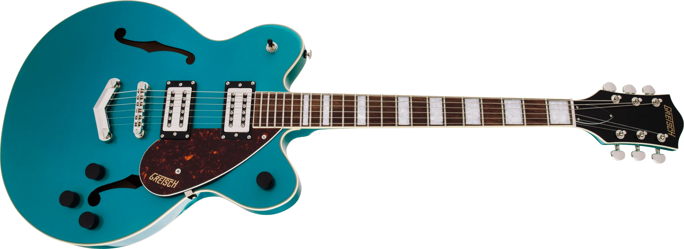 Gretsch G2622 Streamliner™ Center Block Double-Cut with V-Stoptail, Broad'Tron™ BT-2S Pickups, Laurel Fingerboard, Ocean Turquoise - Image 7
