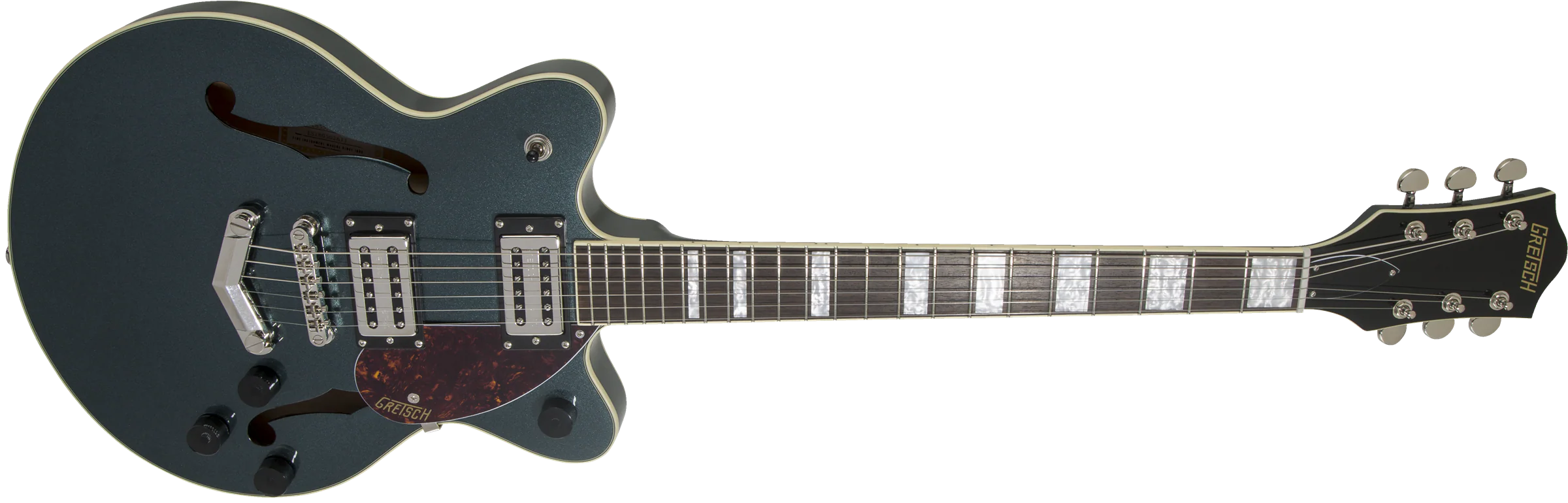 Gretsch G2655 Streamliner™ Center Block Jr. Double-Cut with V-Stoptail, Laurel Fingerboard, Gunmetal *SETUP PRICE - Image 4