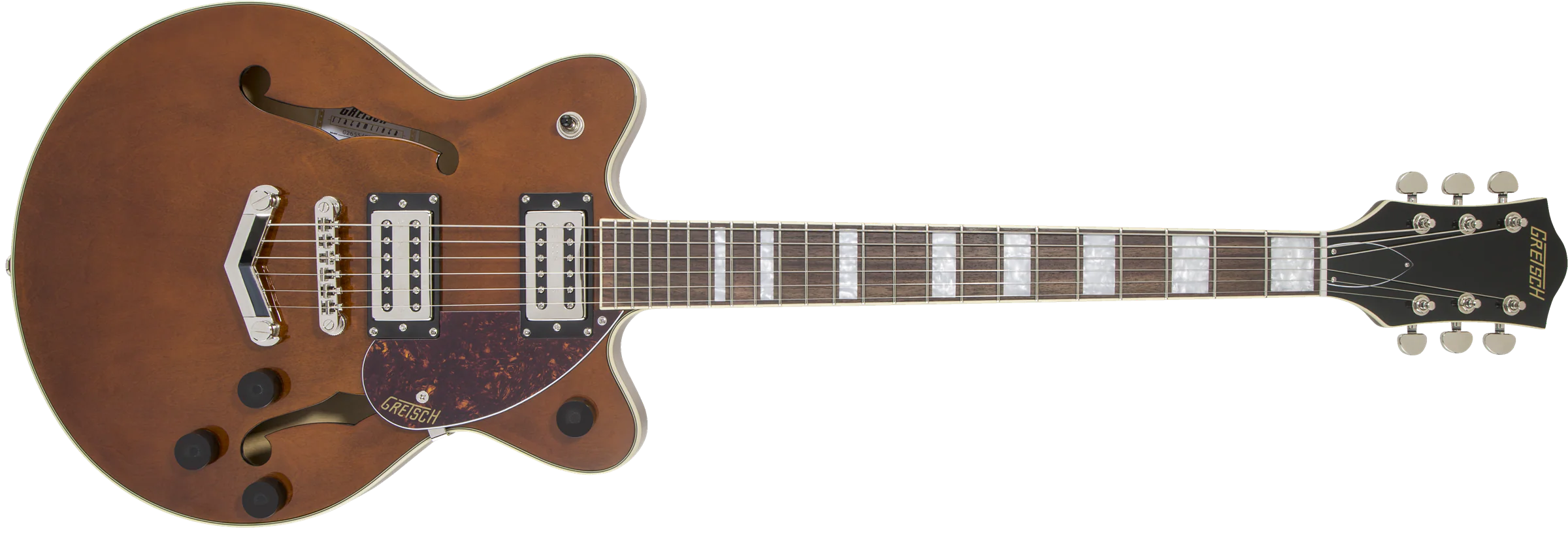 Gretsch G2655 Streamliner™ Center Block Jr. Double-Cut with V-Stoptail, Laurel Fingerboard, Single Barrel Stain *SETUP PRICE