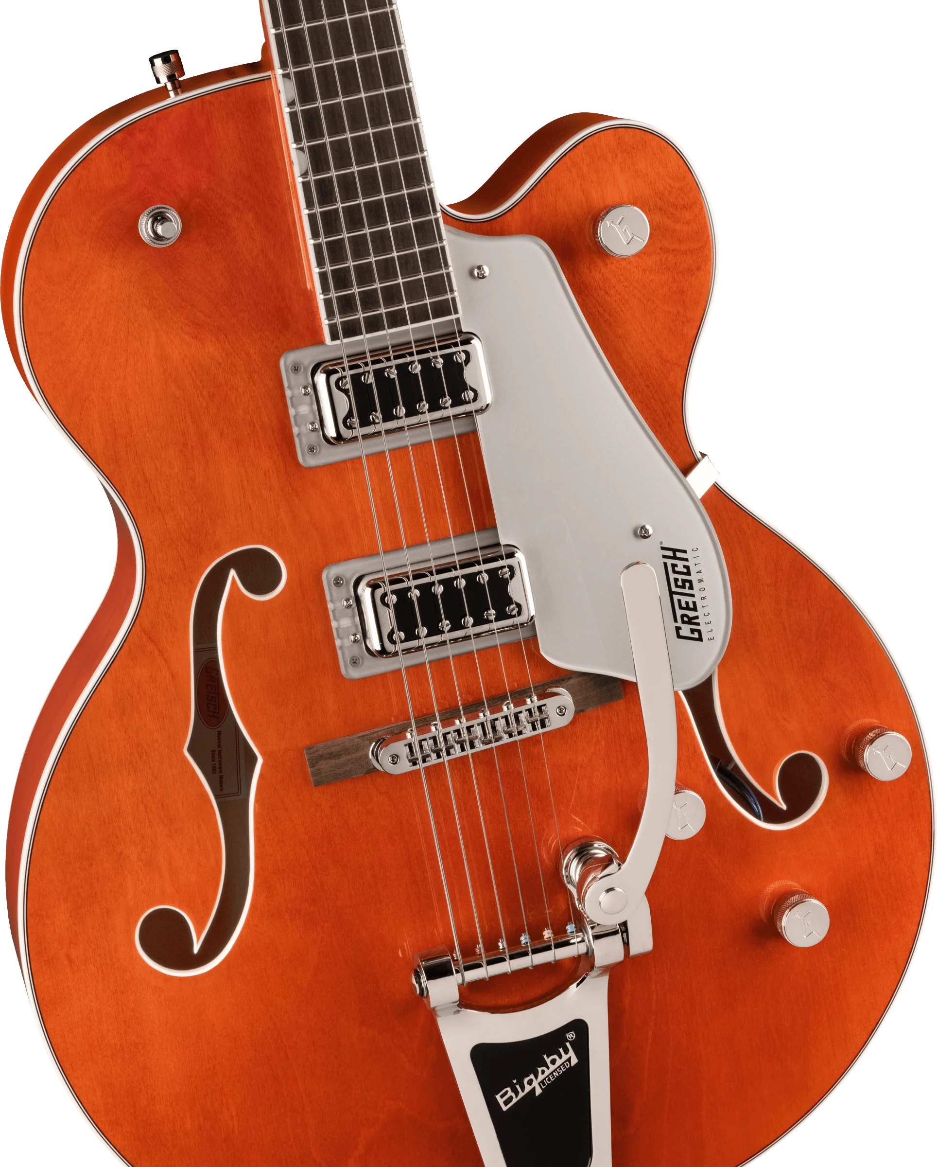 Gretsch G5420T Electromatic® Classic Hollow Body Single-Cut with Bigsby®, Laurel Fingerboard, Orange Stain *SETUP PRICE - Image 8