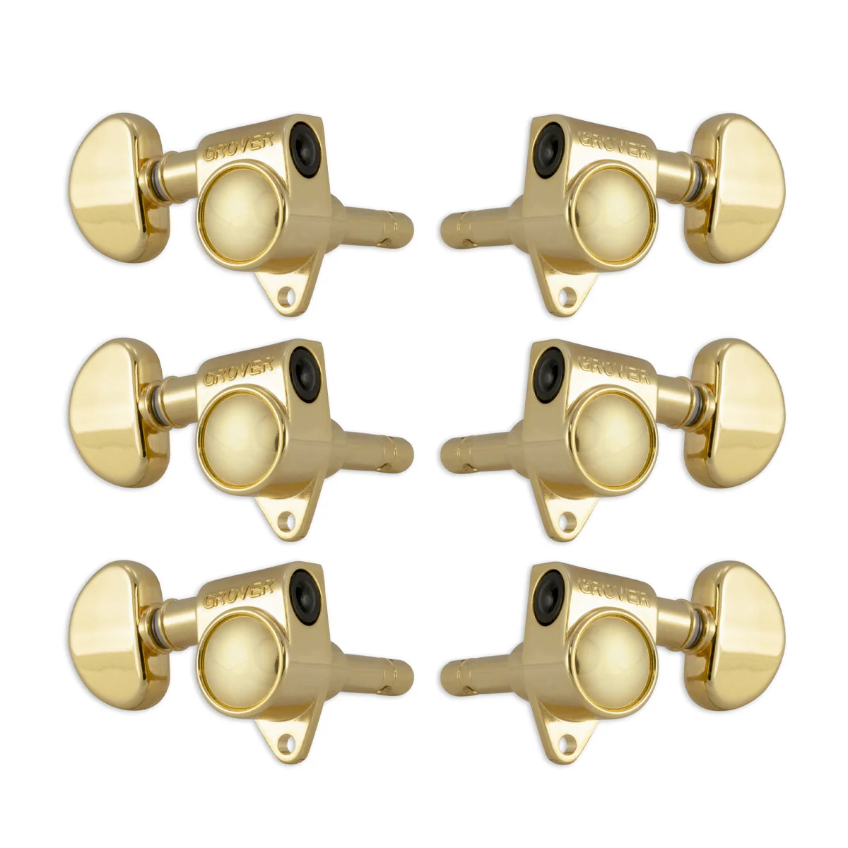 Grover Original Locking Rotomatics Machineheads ~ 3+3 ~ Gold - Image 2