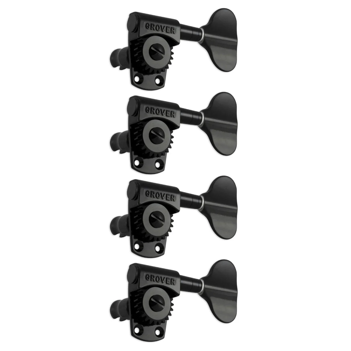 Grover Titan Bass Machineheads ~ 4 in-line ~ Black Chrome - Image 2