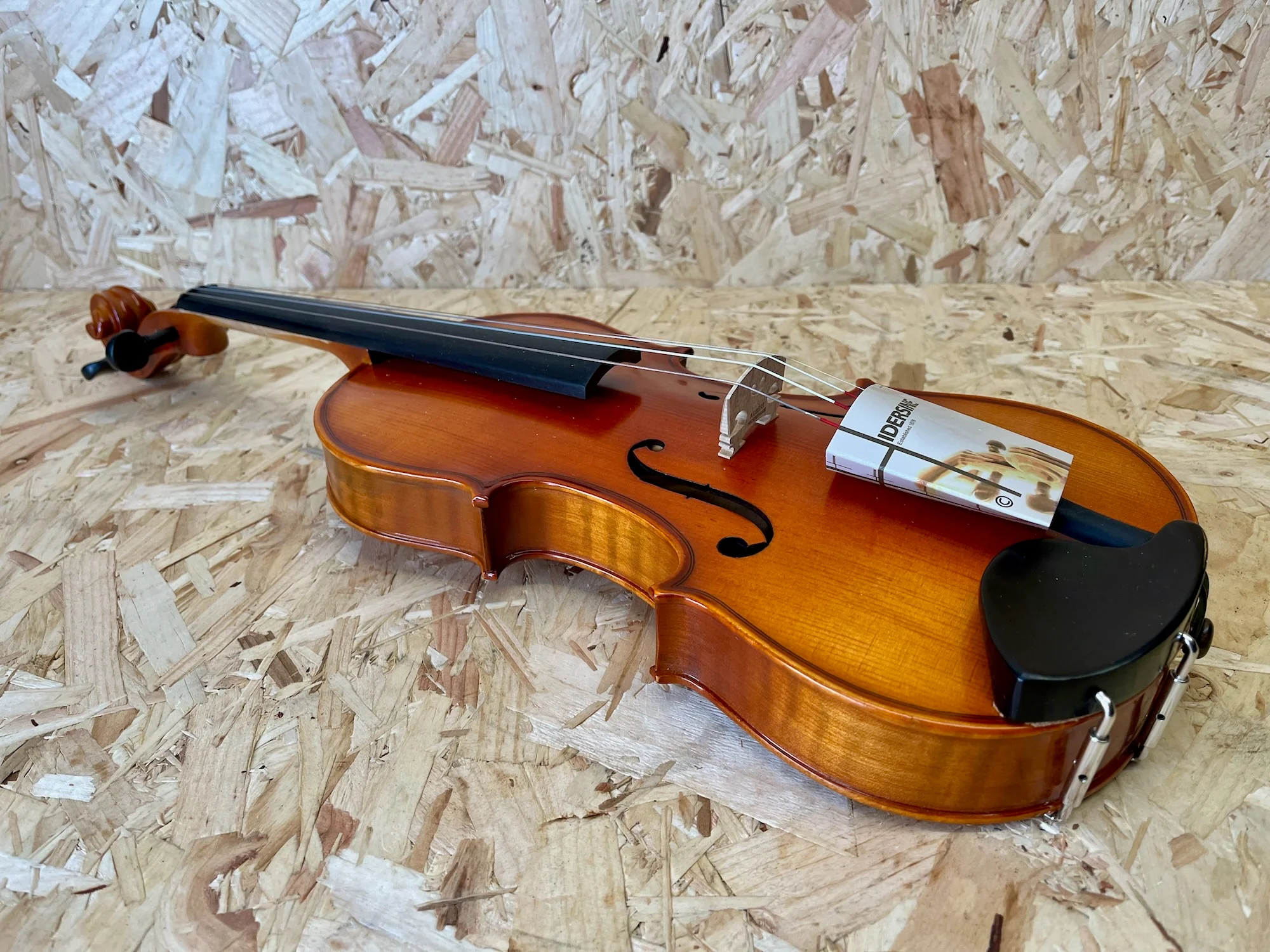 Hidersine Violin Vivente 3/4 Outfit w/Case & Bow (B-Stock) - 3180B - Image 11
