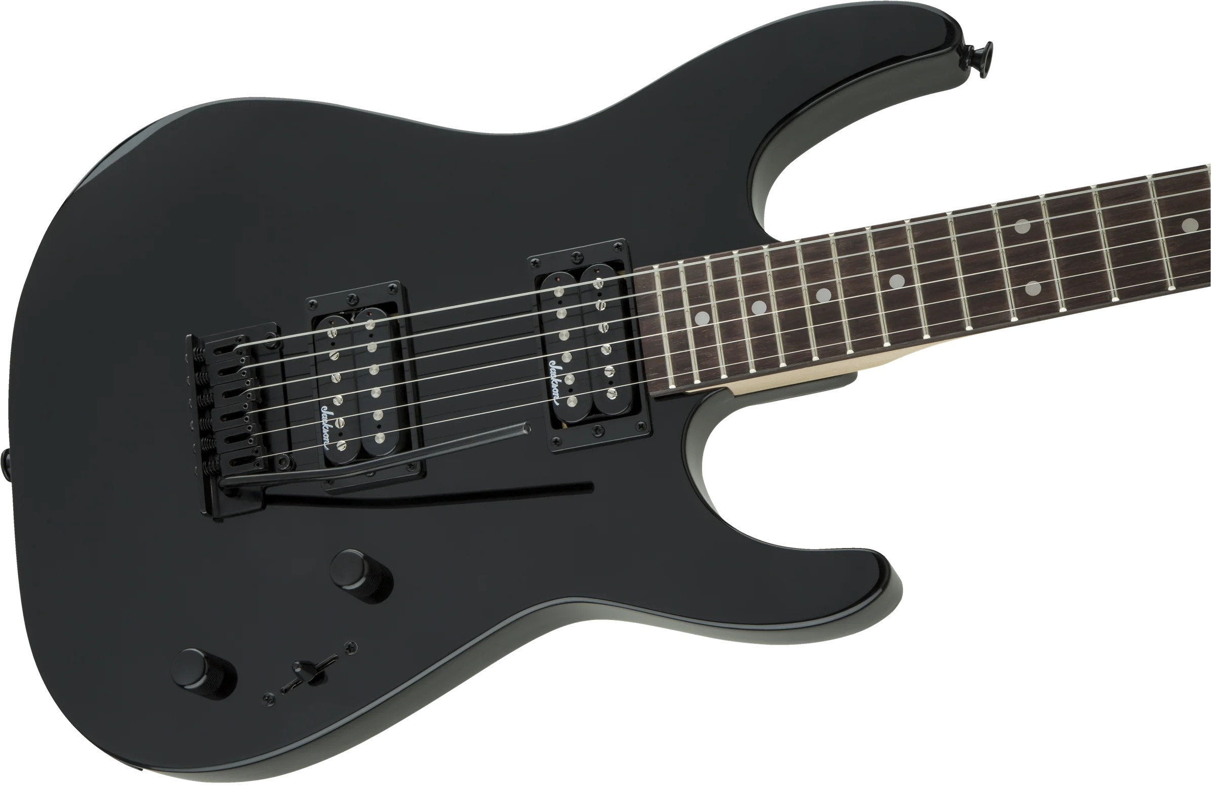 Jackson JS Series Dinky® JS11, Amaranth Fingerboard, Gloss Black - Image 6