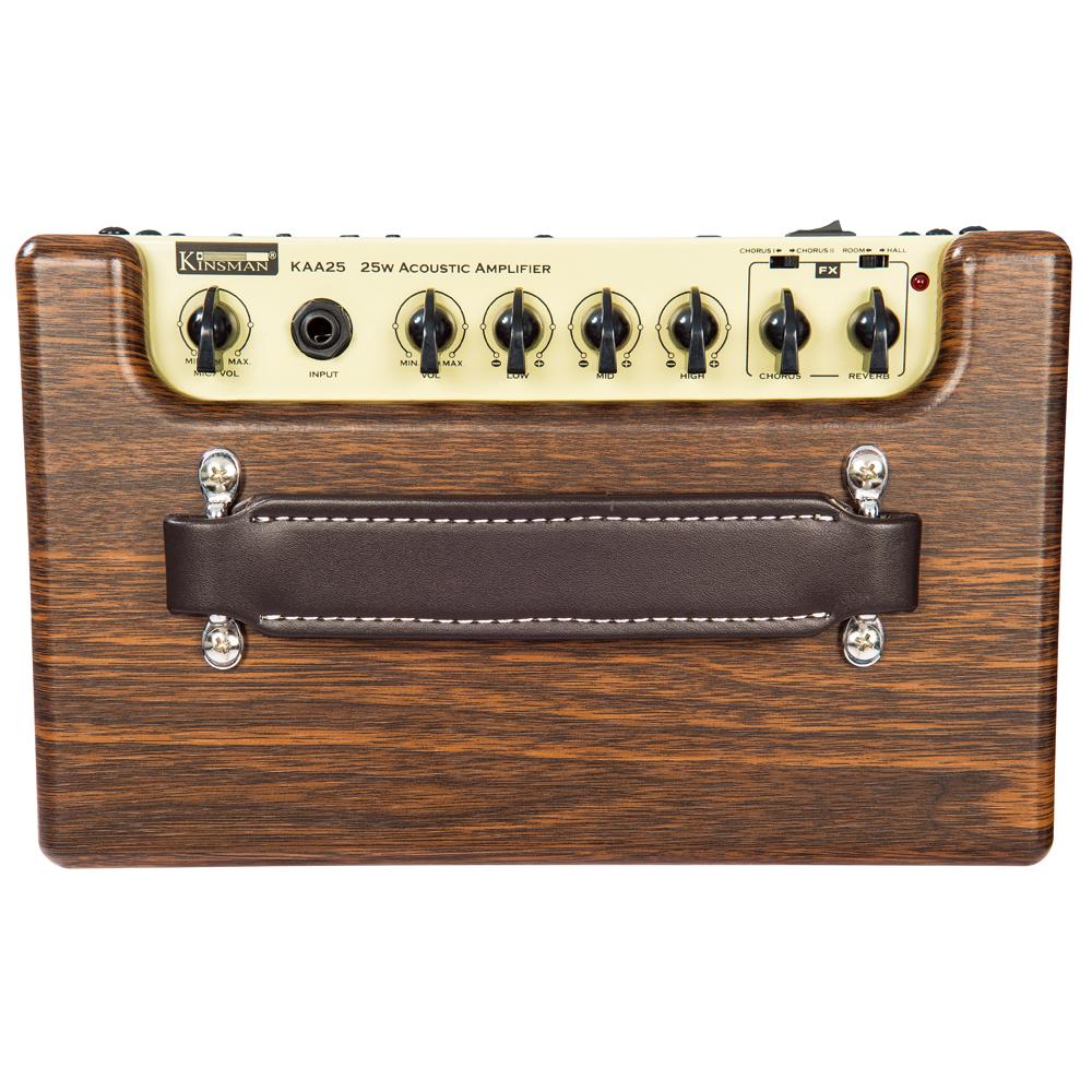 Kinsman 25w Acoustic Amp ~ Mains/Battery Power/Bluetooth® ~ Wood - Image 3