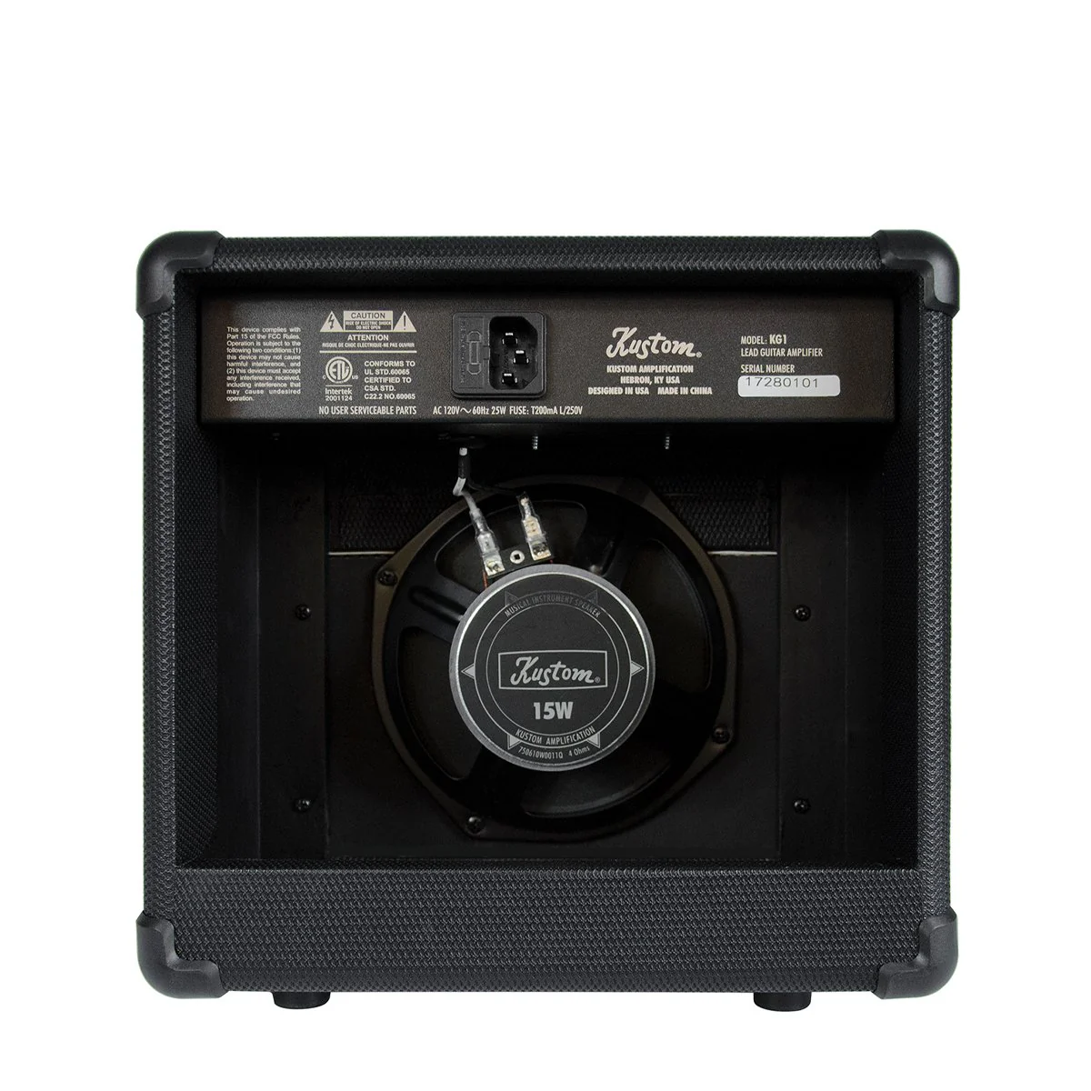 Kustom KG Series 10W Portable Battery/Mains Guitar Amp 1 x 6" Speaker - Image 8