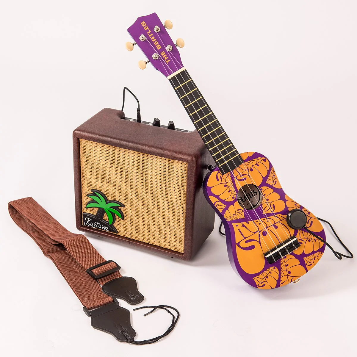 Kustom Ukulele Battery Powered Amp Package ~ 10W w/Strap & Piezo Pickup - Image 7