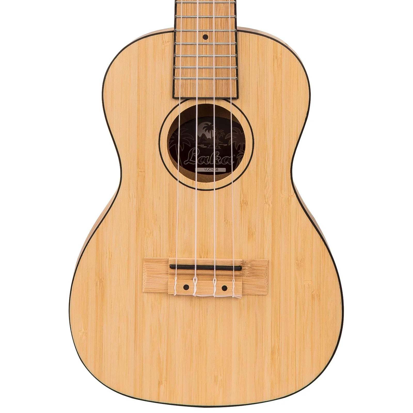 Laka Bamboo Series Ukulele & Carry Bag ~ Concert - Image 4